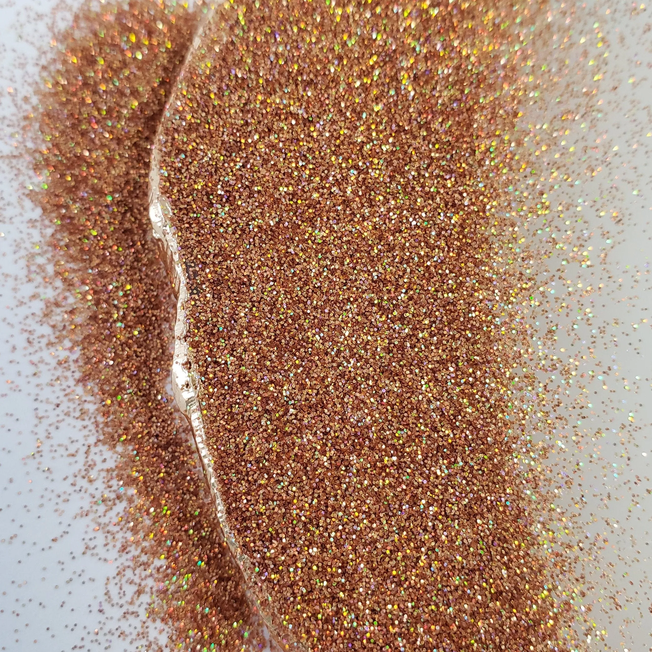 Laser Desert Gold Glitter HOLOgraphic