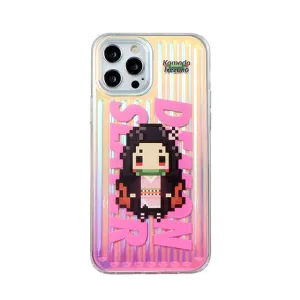 Laser luggage Nezuko Case For iPhone