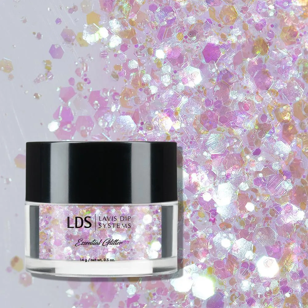 LDS Holographic Chunky Glitter Nail Art - DGL01 0.5 oz