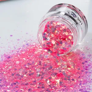 LDS Holographic Chunky Glitter Nail Art - DGL04 0.5 oz
