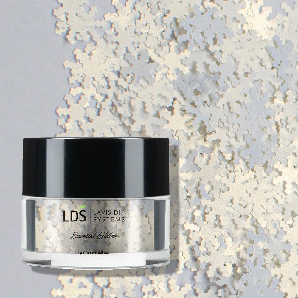 LDS Snowflake Glitter Nail Art - SF02 - To The Moon & Back - 0.5 oz