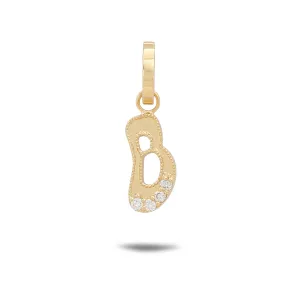 Letter B Initial Pendant