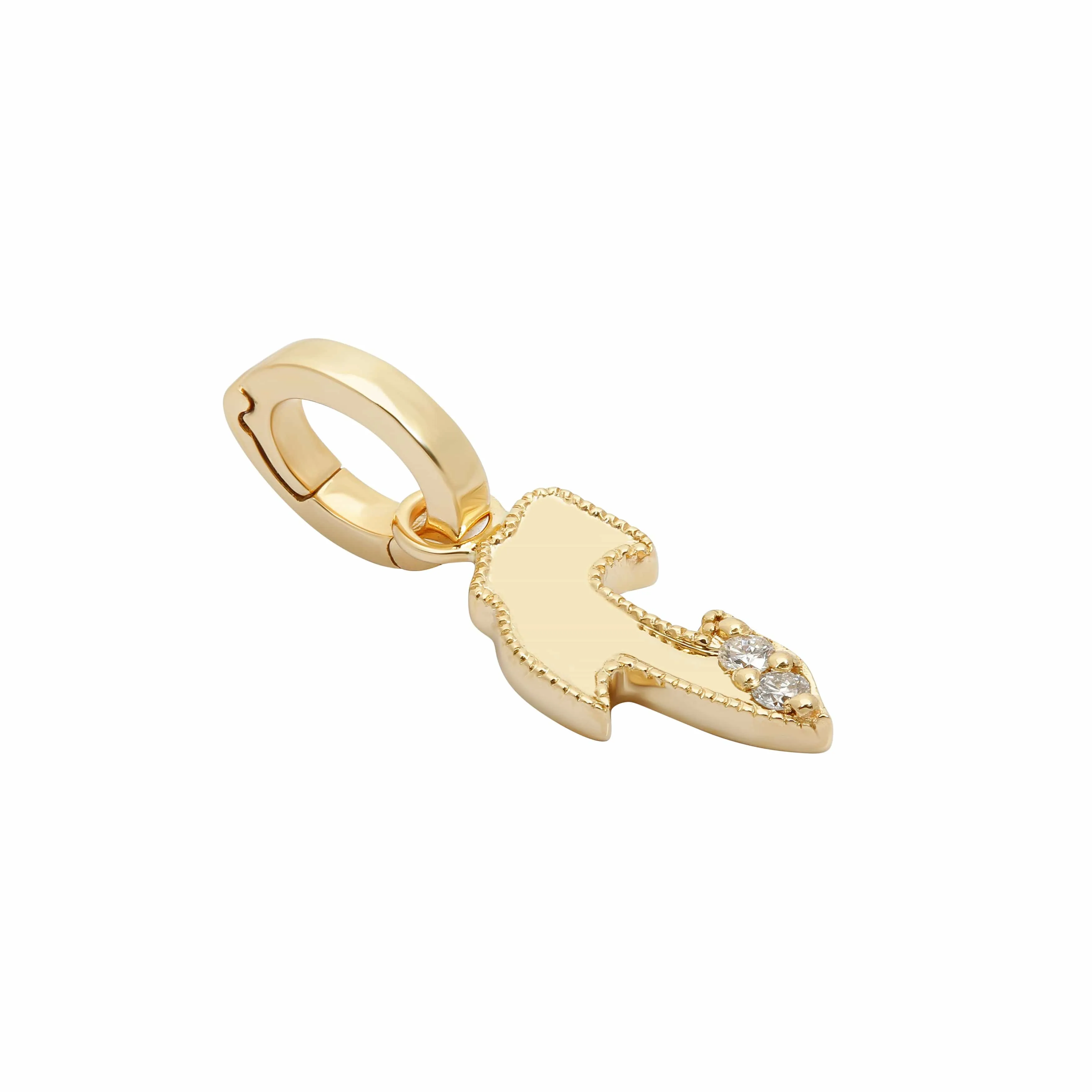 Letter T Initial Pendant