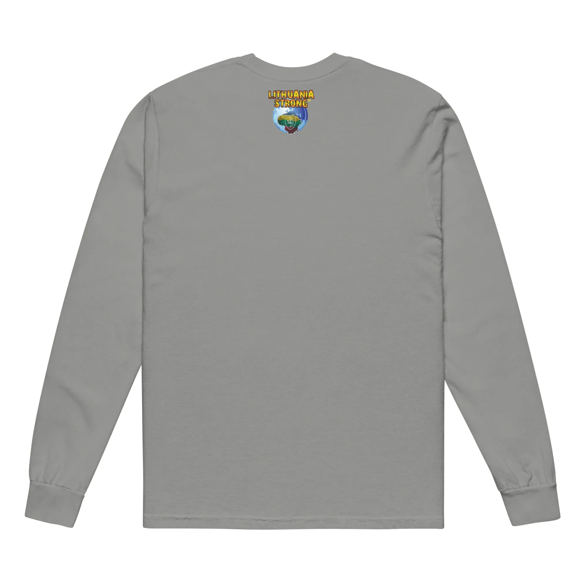 Lietuva Paris 2024 - Men/Women Unisex Soft-Washed Comfort Cotton Long Sleeve T-Shirt