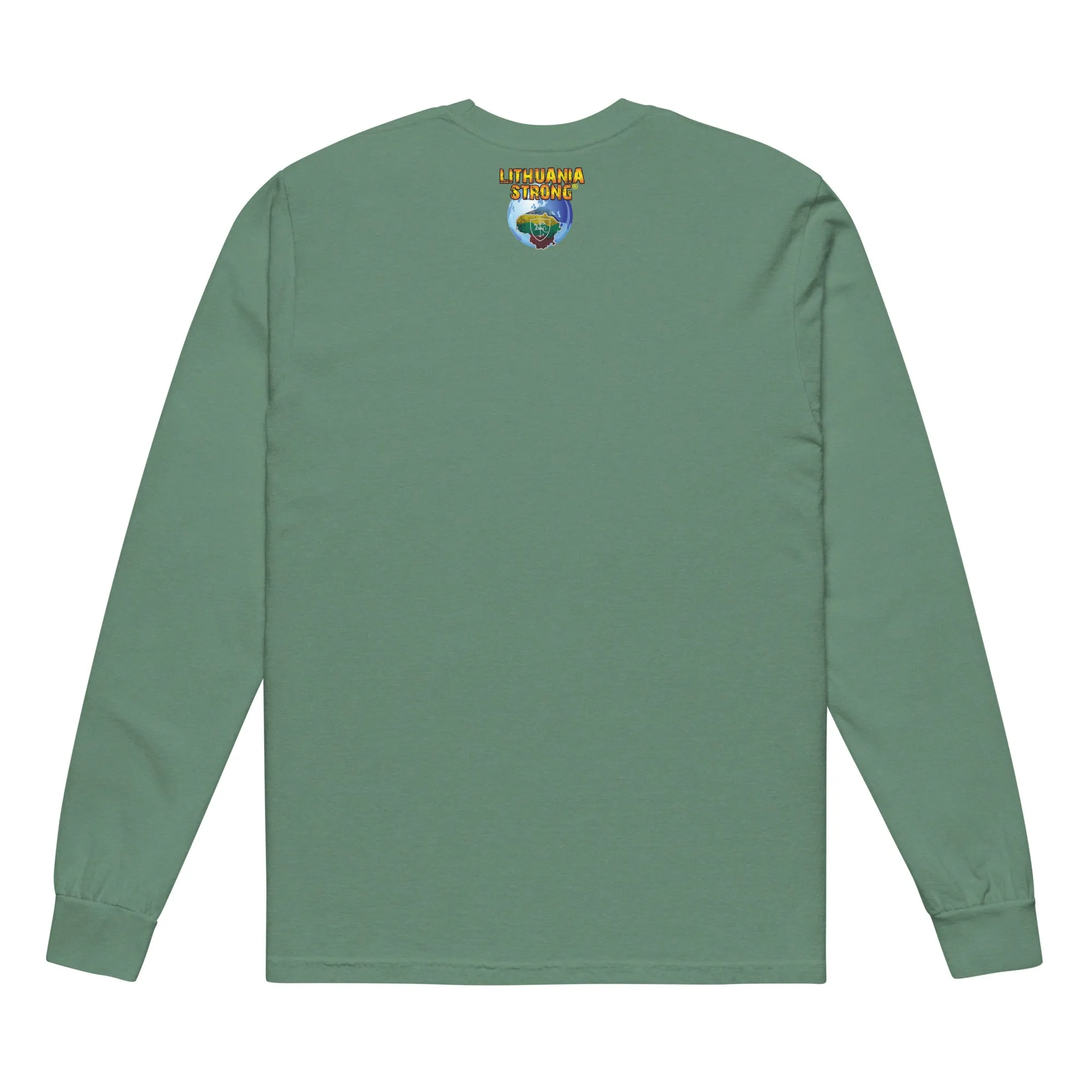 Lietuva Paris 2024 - Men/Women Unisex Soft-Washed Comfort Cotton Long Sleeve T-Shirt