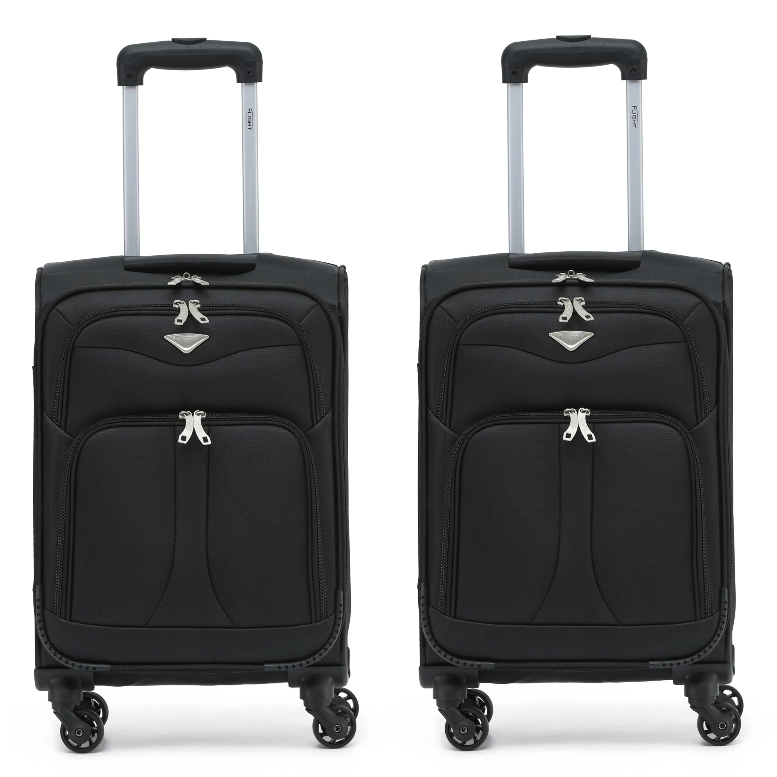 Lightweight 4 Wheel Soft Case Suitcases