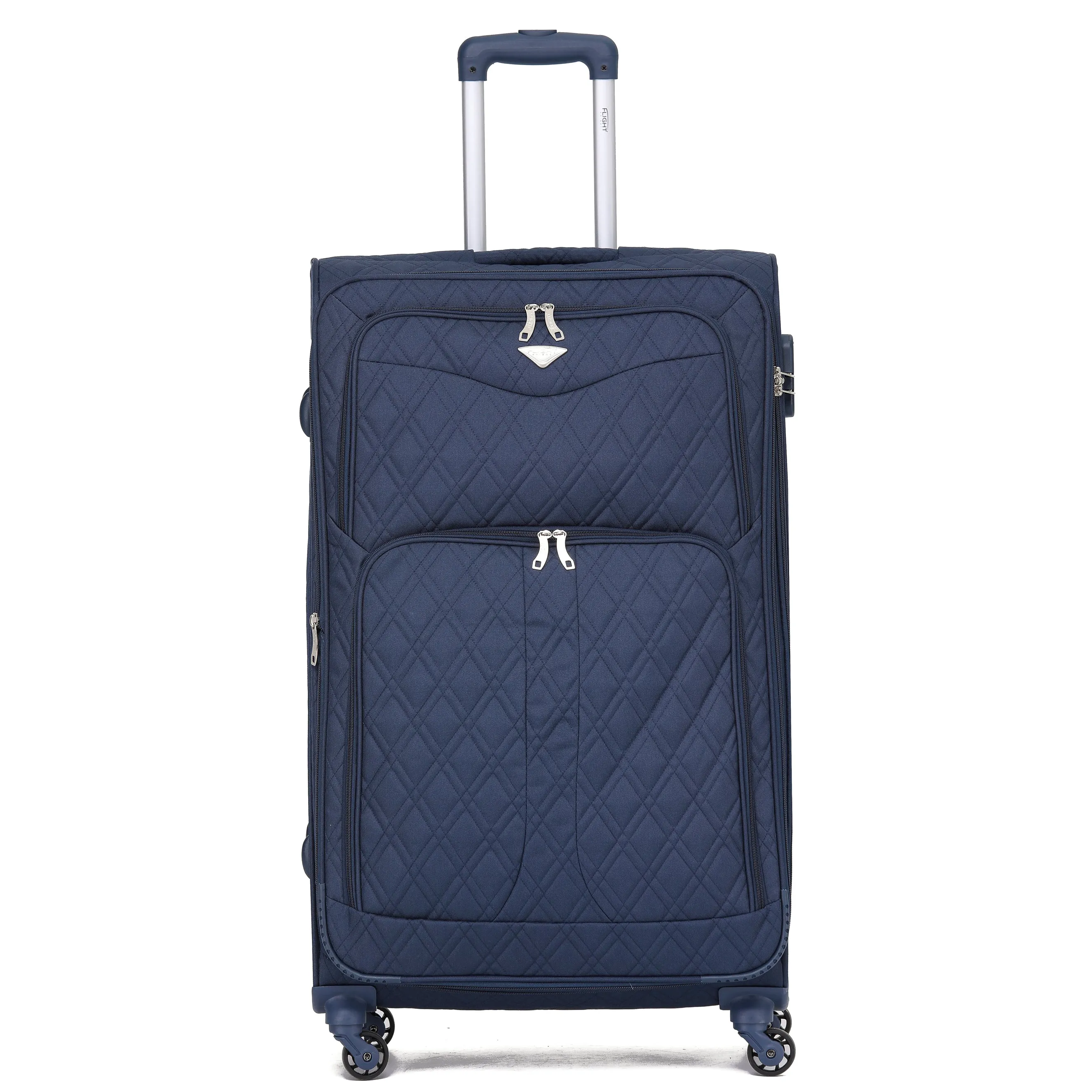 Lightweight 4 Wheel Soft Case Suitcases