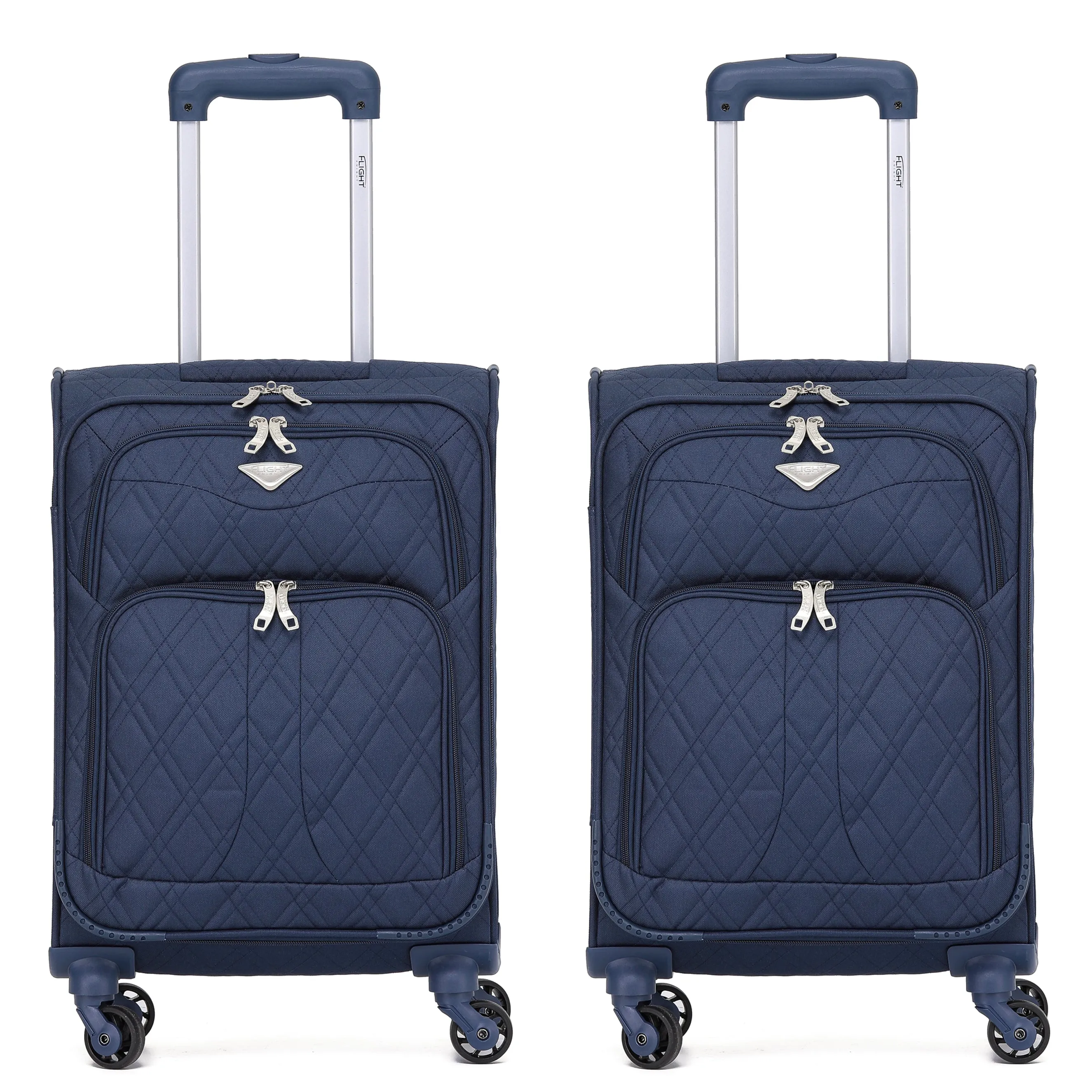 Lightweight 4 Wheel Soft Case Suitcases