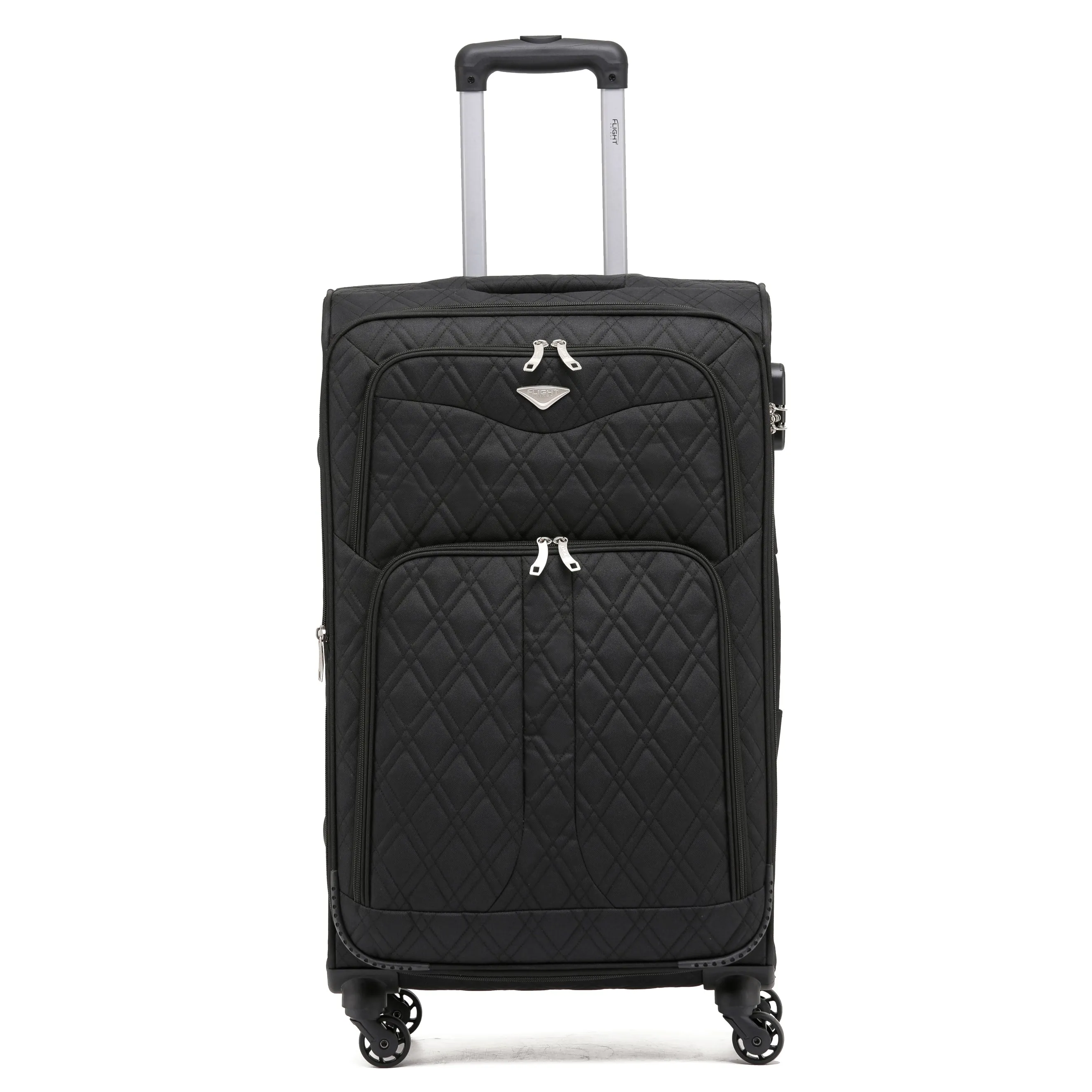 Lightweight 4 Wheel Soft Case Suitcases