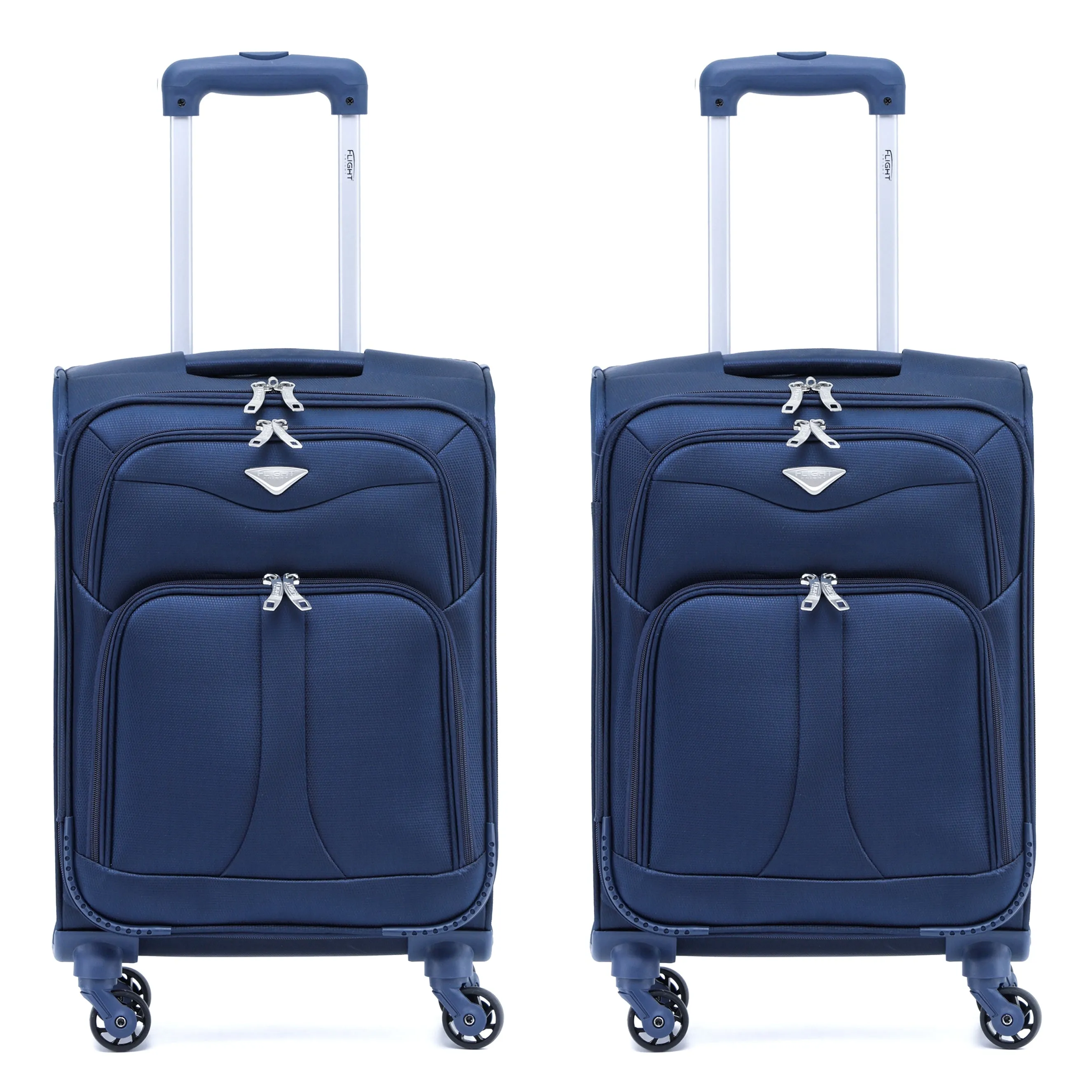 Lightweight 4 Wheel Soft Case Suitcases