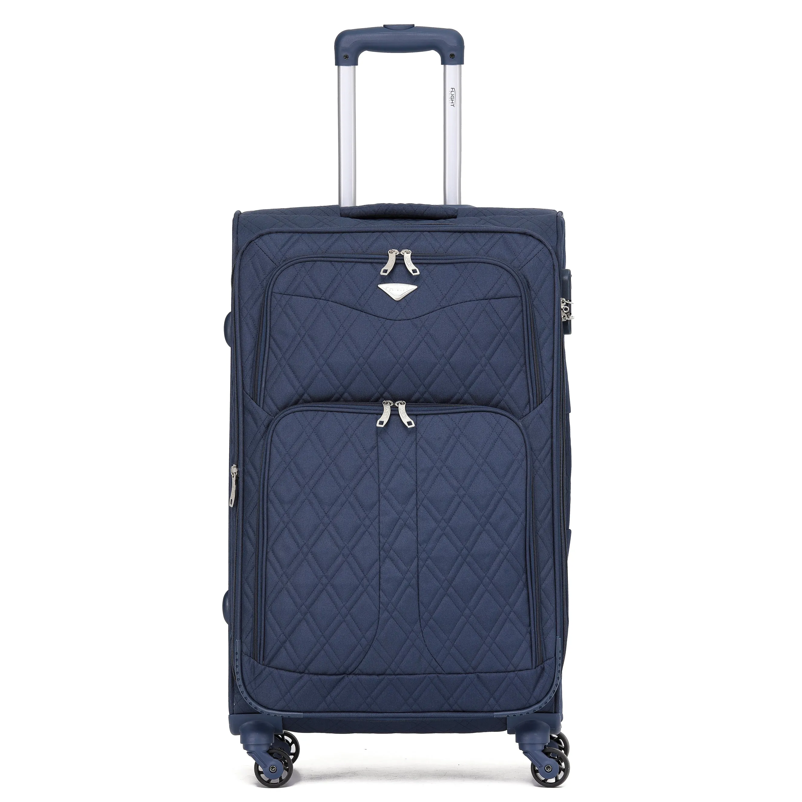 Lightweight 4 Wheel Soft Case Suitcases