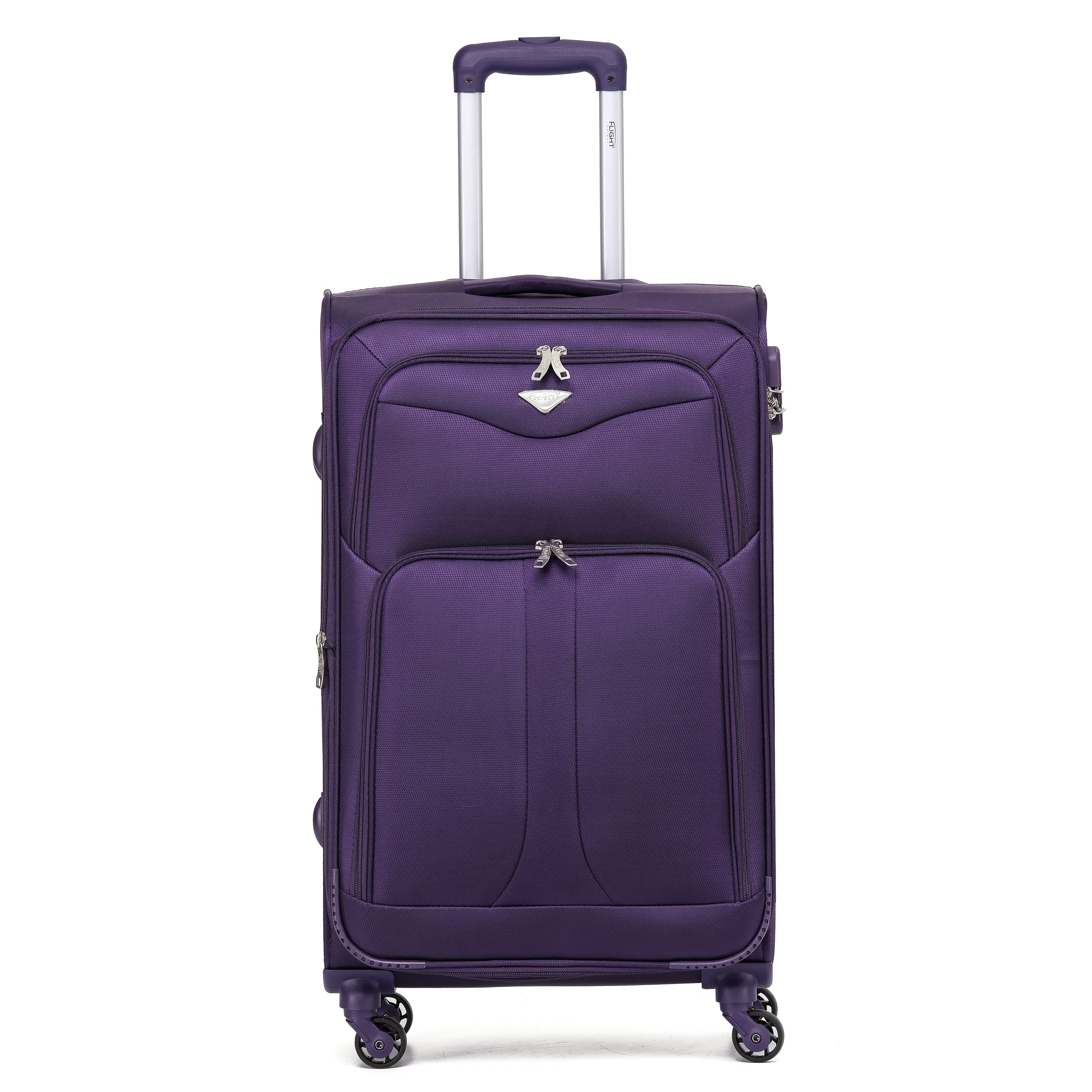 Lightweight 4 Wheel Soft Case Suitcases