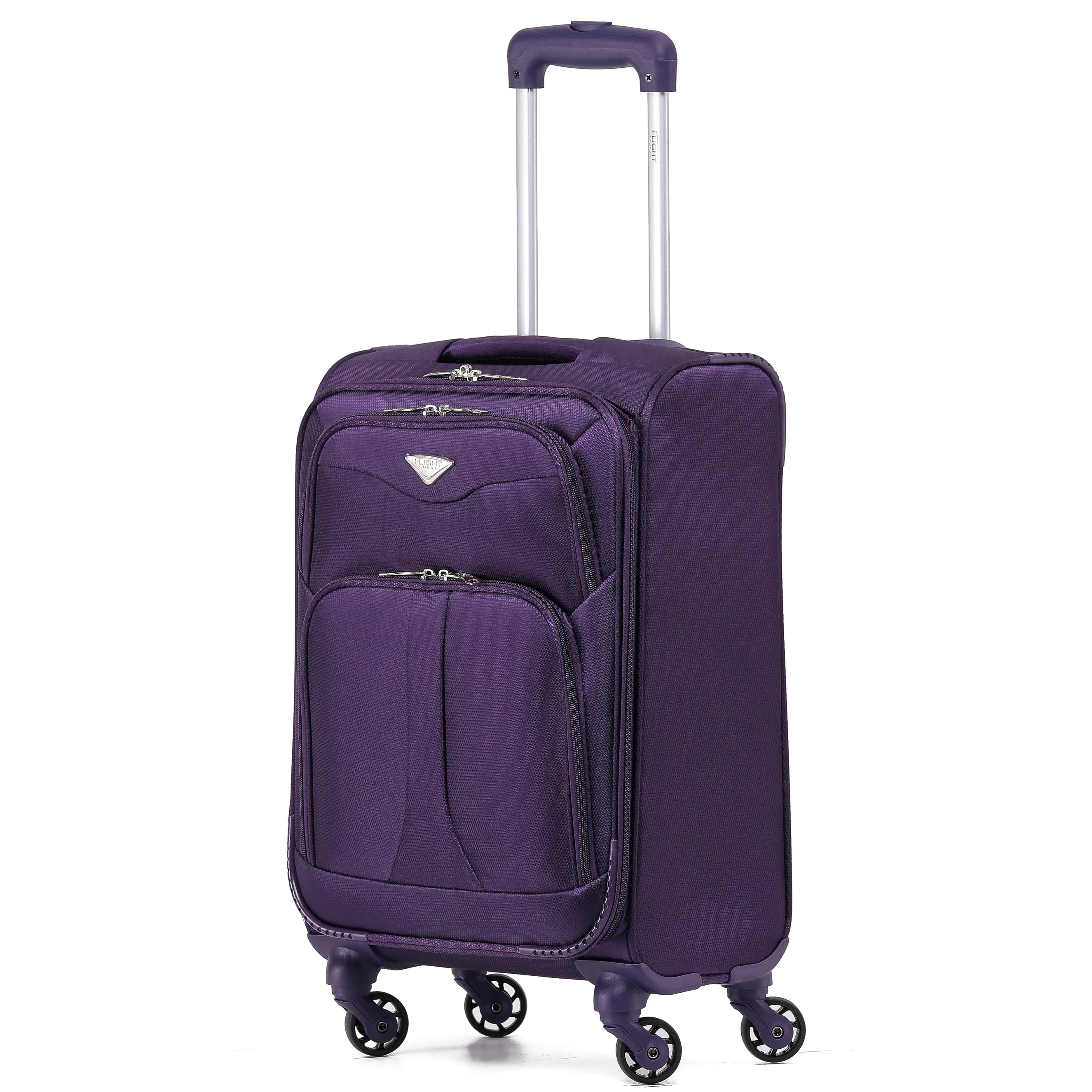 Lightweight 4 Wheel Soft Case Suitcases