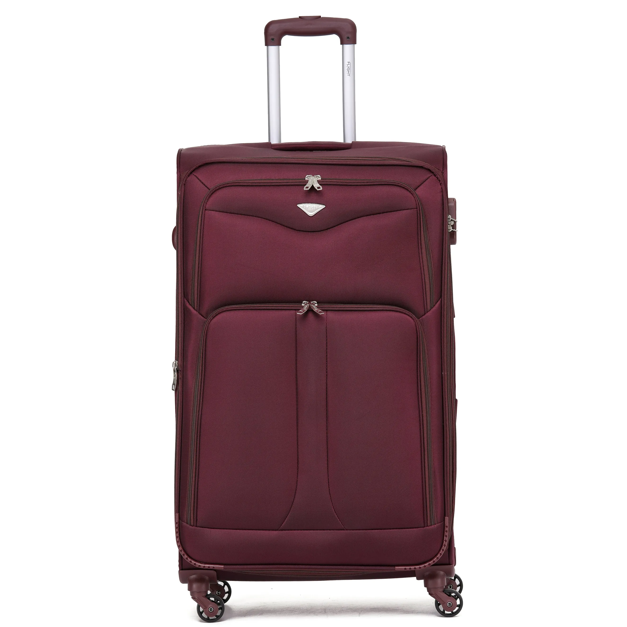 Lightweight 4 Wheel Soft Case Suitcases