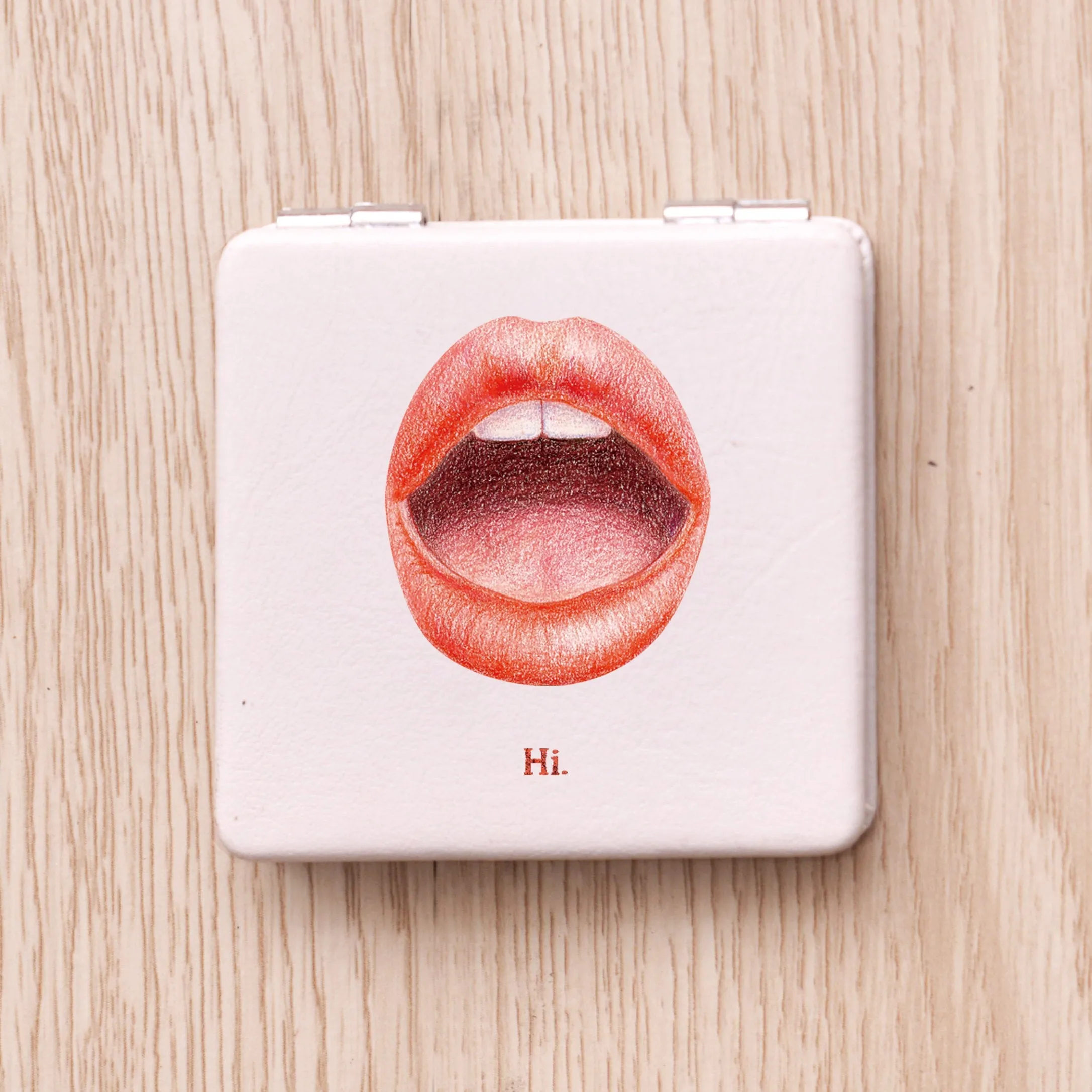Lip Compact Mirror