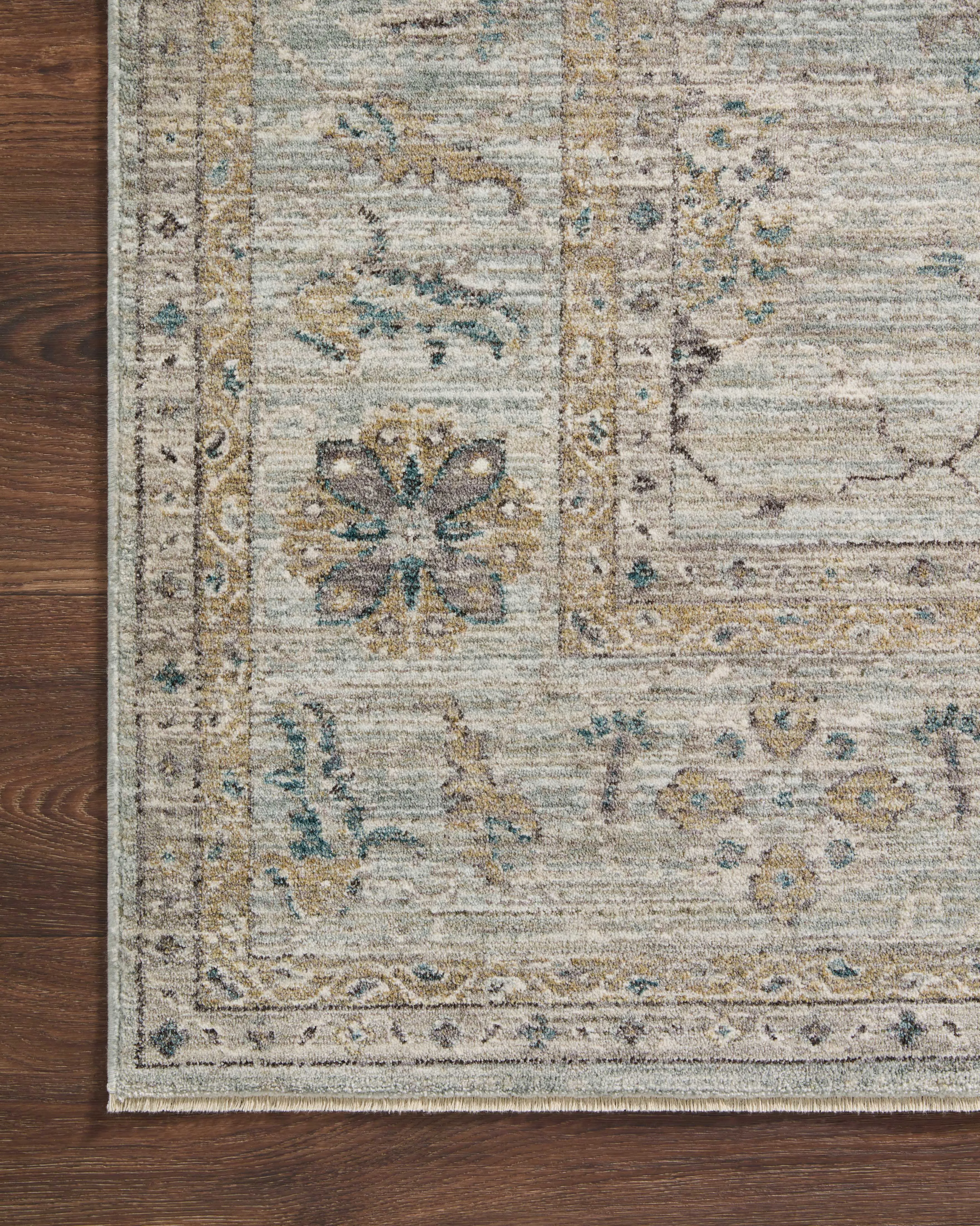 Loloi Millie Rug Collection - Sky / Gold - Magnolia Home by Joanna Gaines