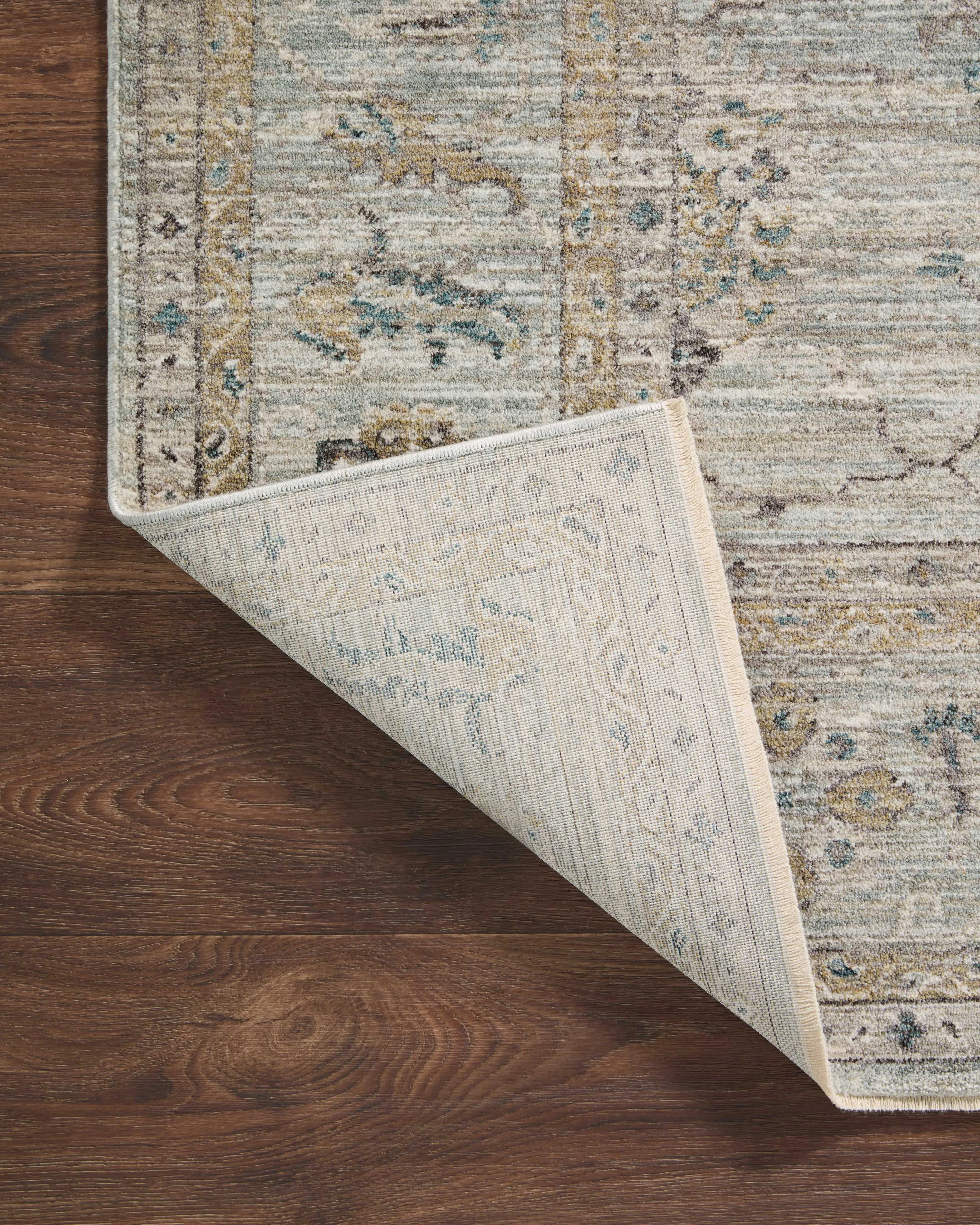 Loloi Millie Rug Collection - Sky / Gold - Magnolia Home by Joanna Gaines