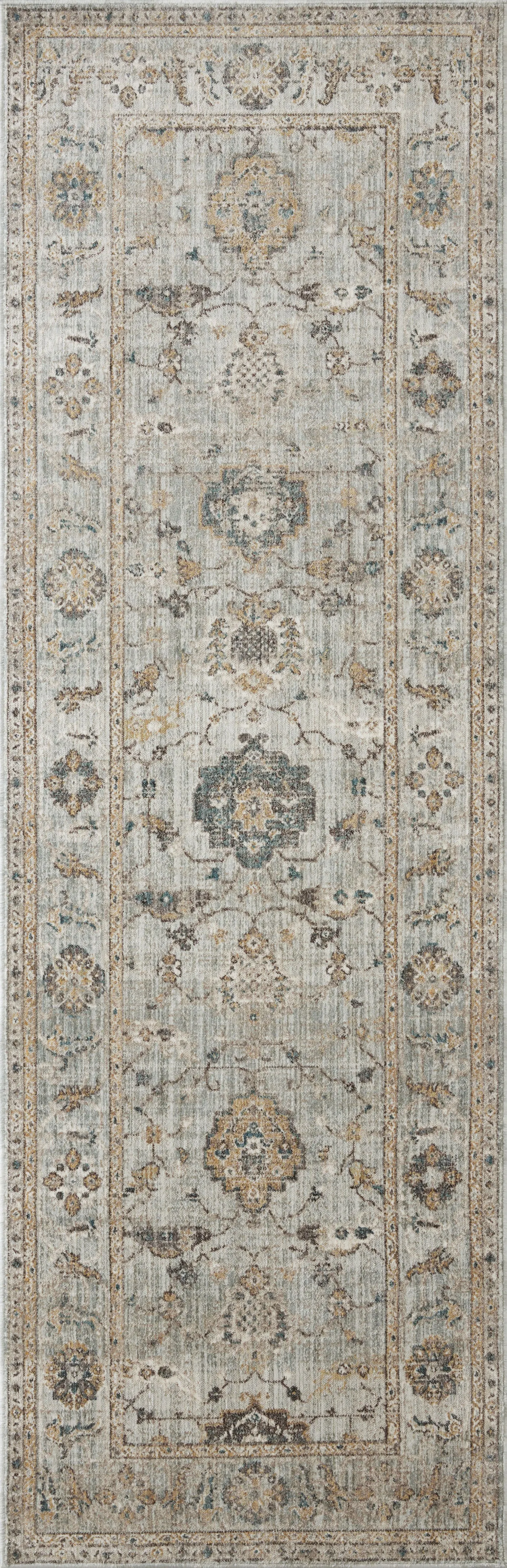 Loloi Millie Rug Collection - Sky / Gold - Magnolia Home by Joanna Gaines