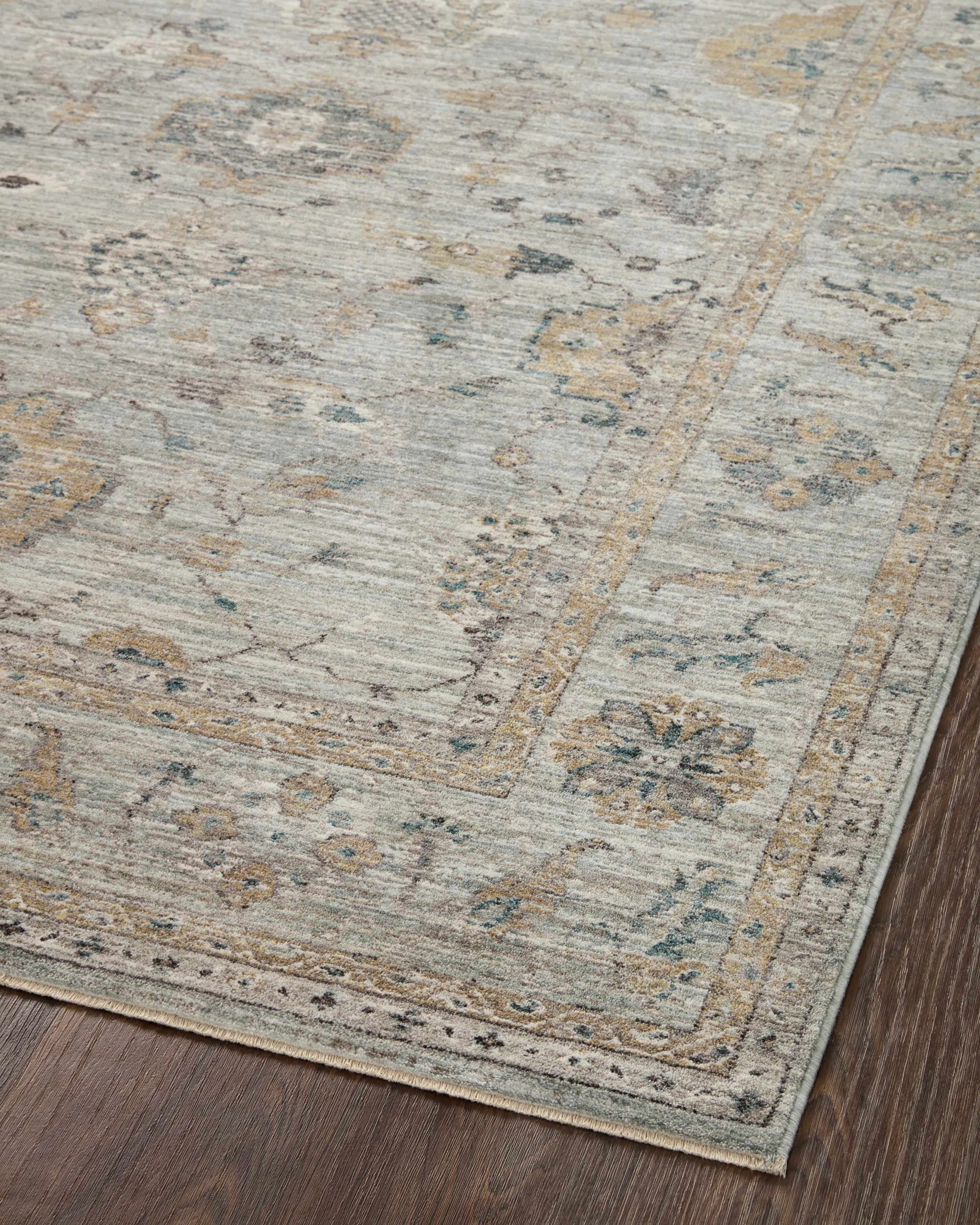 Loloi Millie Rug Collection - Sky / Gold - Magnolia Home by Joanna Gaines