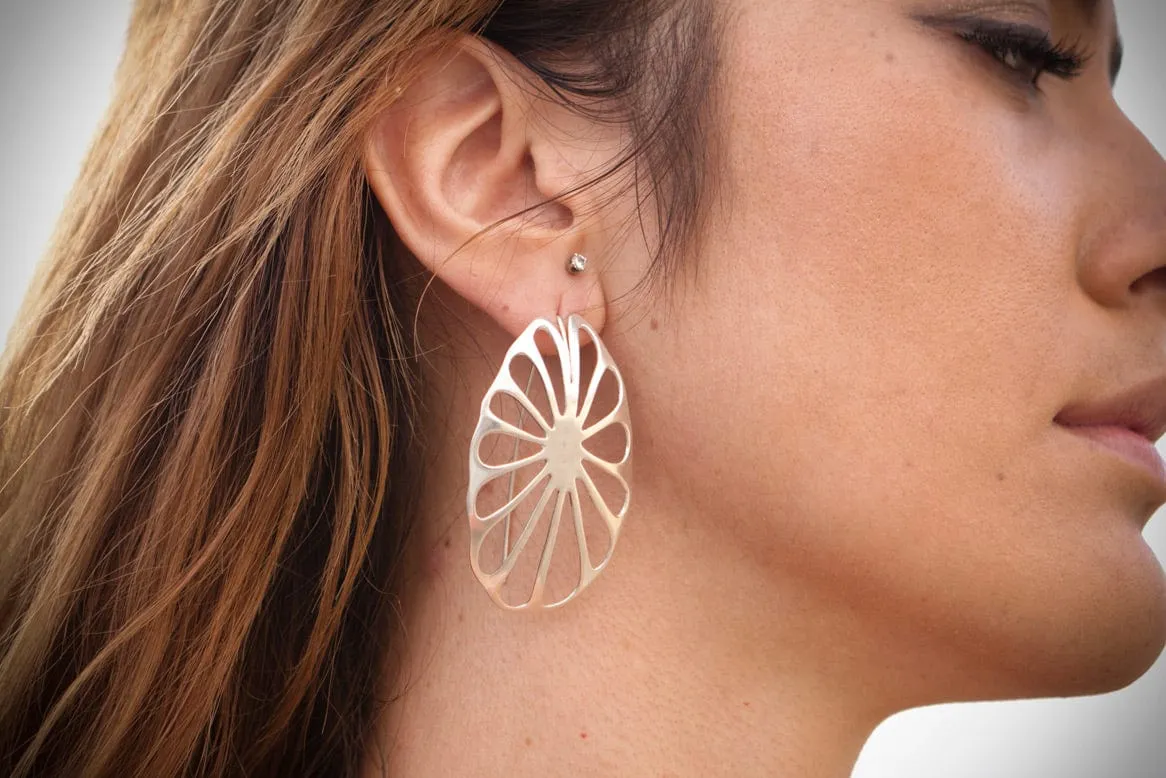 Lotus Leaf Earrings