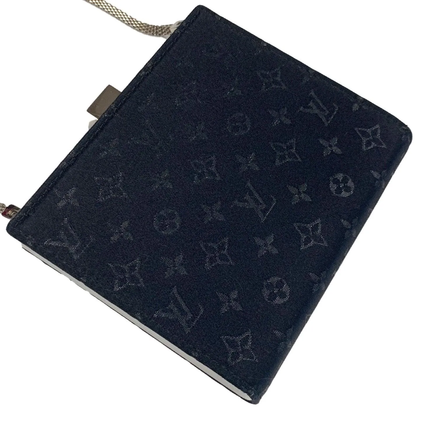 Louis Vuitton Black Monogram Satin Chain Bag