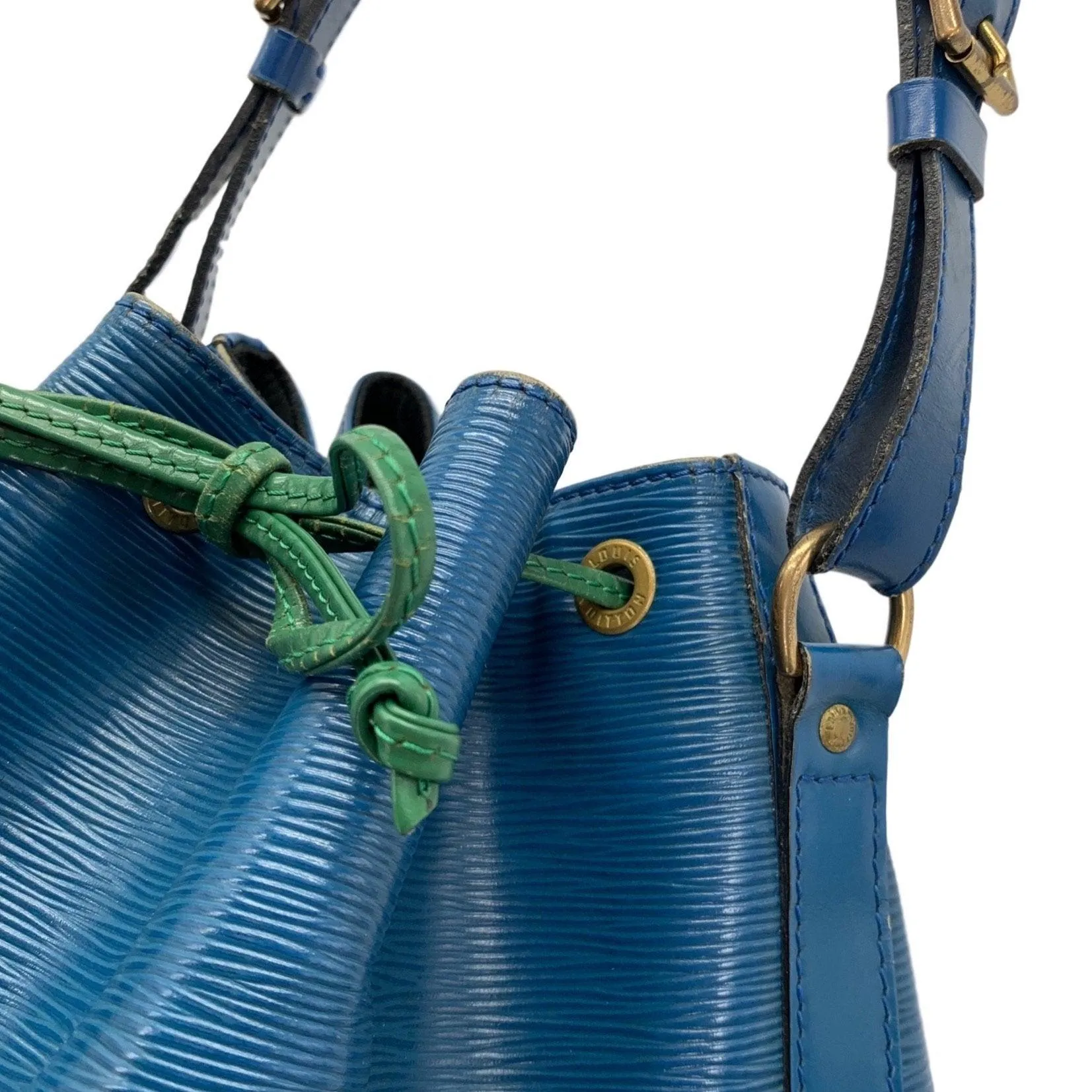 Louis Vuitton Blue Epi Leather Bucket Bag