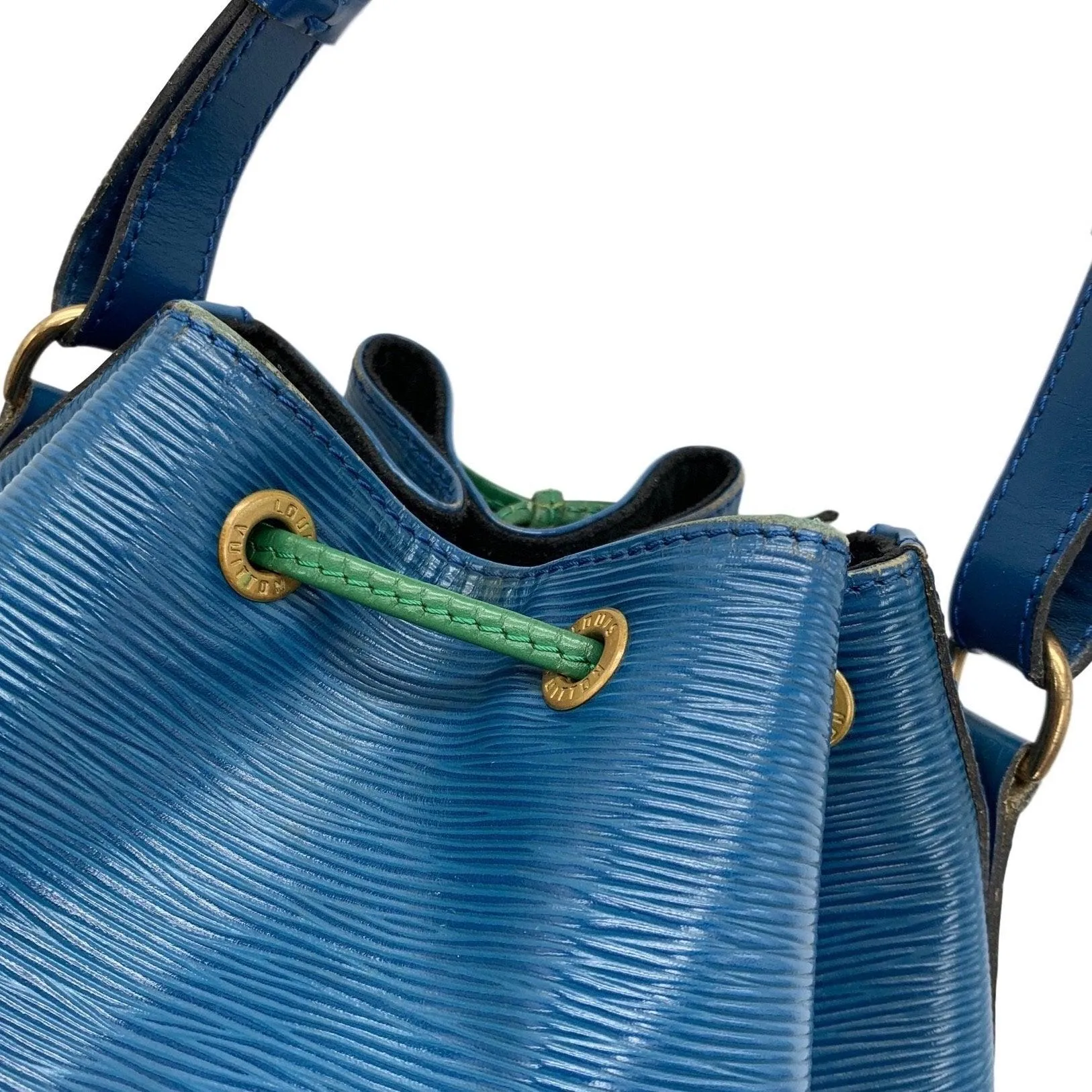 Louis Vuitton Blue Epi Leather Bucket Bag