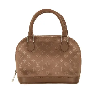 Louis Vuitton Brown Alma Mini Top Handle Bag