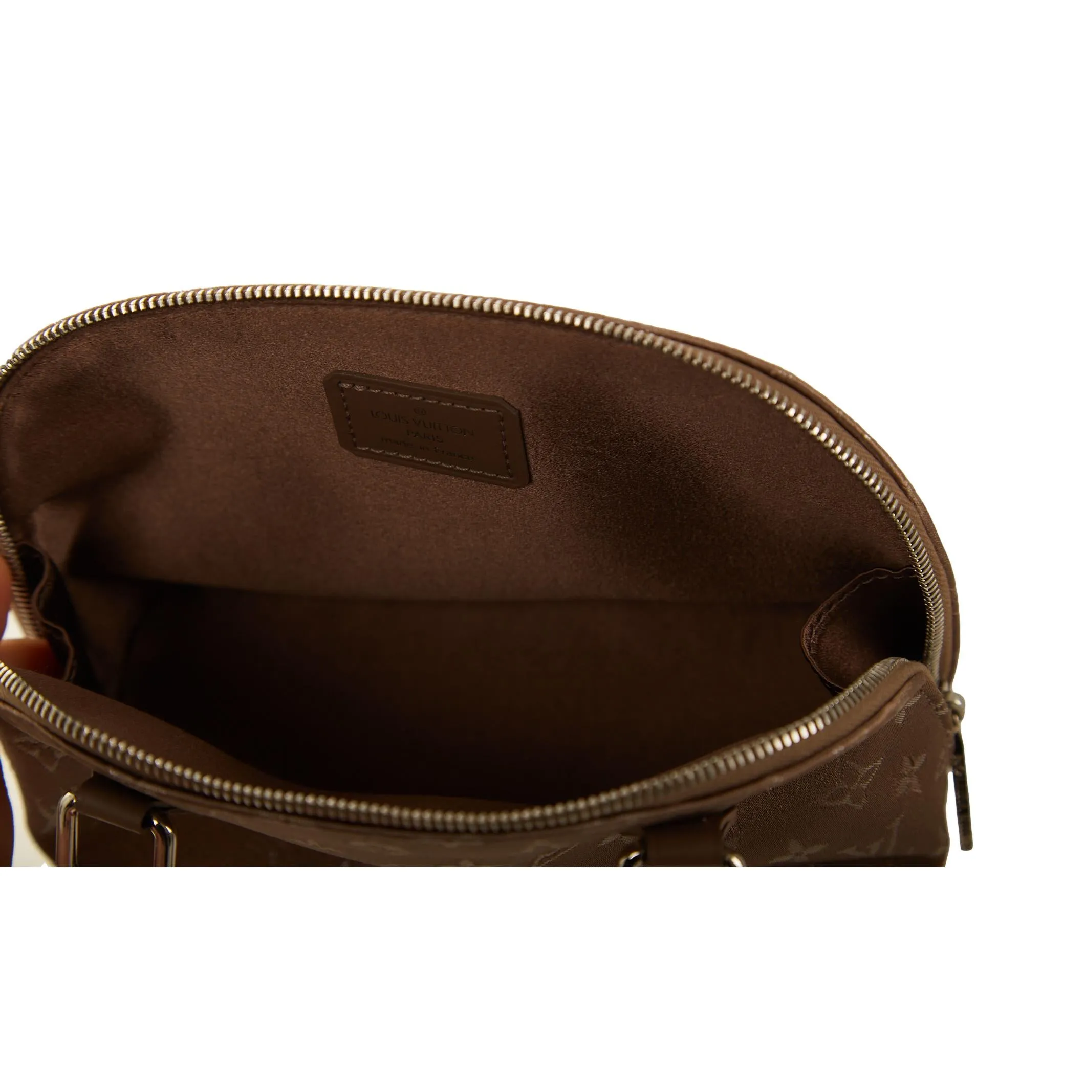 Louis Vuitton Brown Alma Mini Top Handle Bag