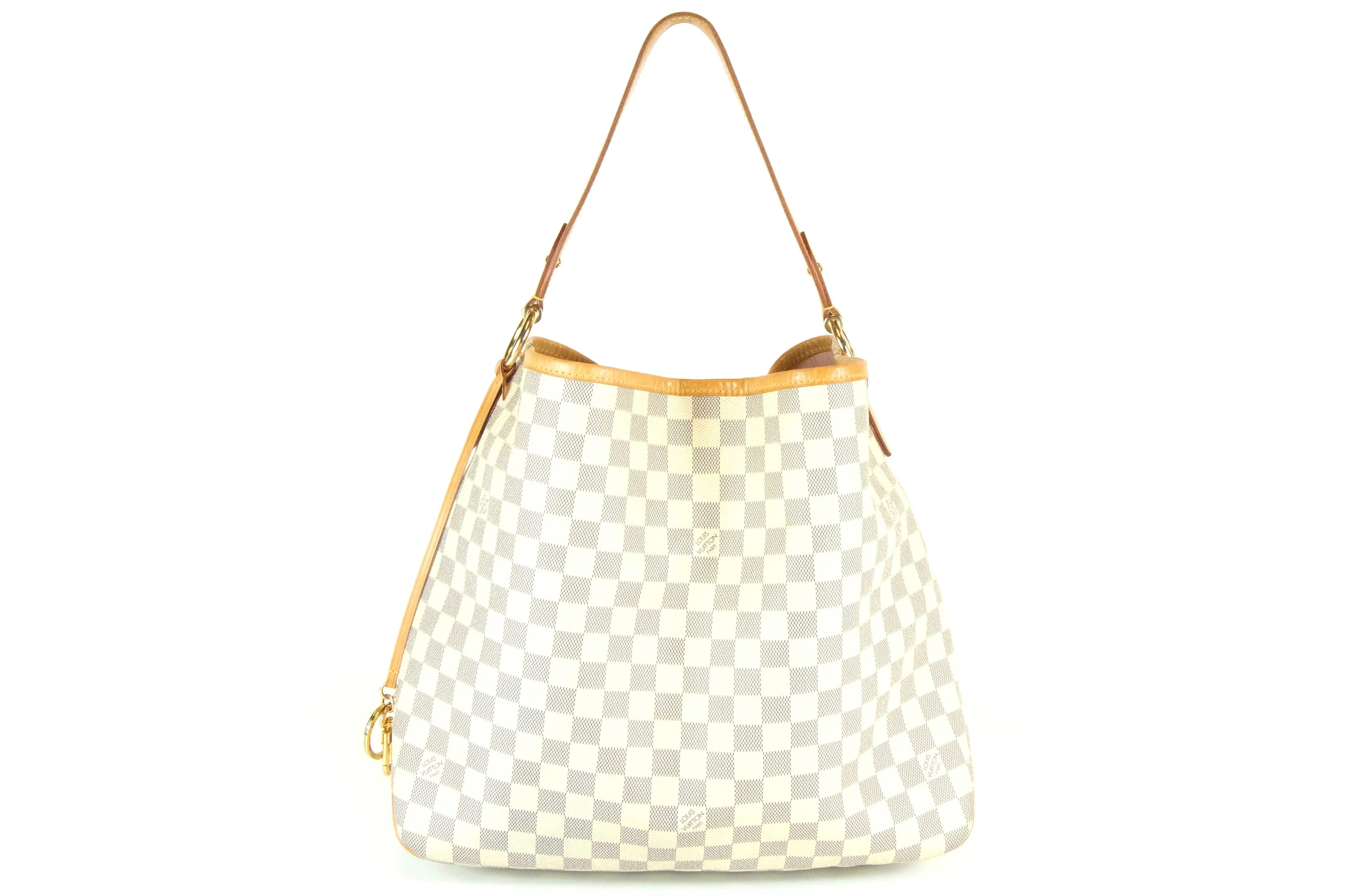 Louis Vuitton Damier Azur w/ Rose Ballerine Interior Delightful MM