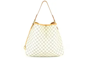Louis Vuitton Damier Azur w/ Rose Ballerine Interior Delightful MM