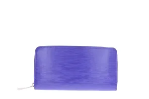 Louis Vuitton Epi Zippy Wallet Purple