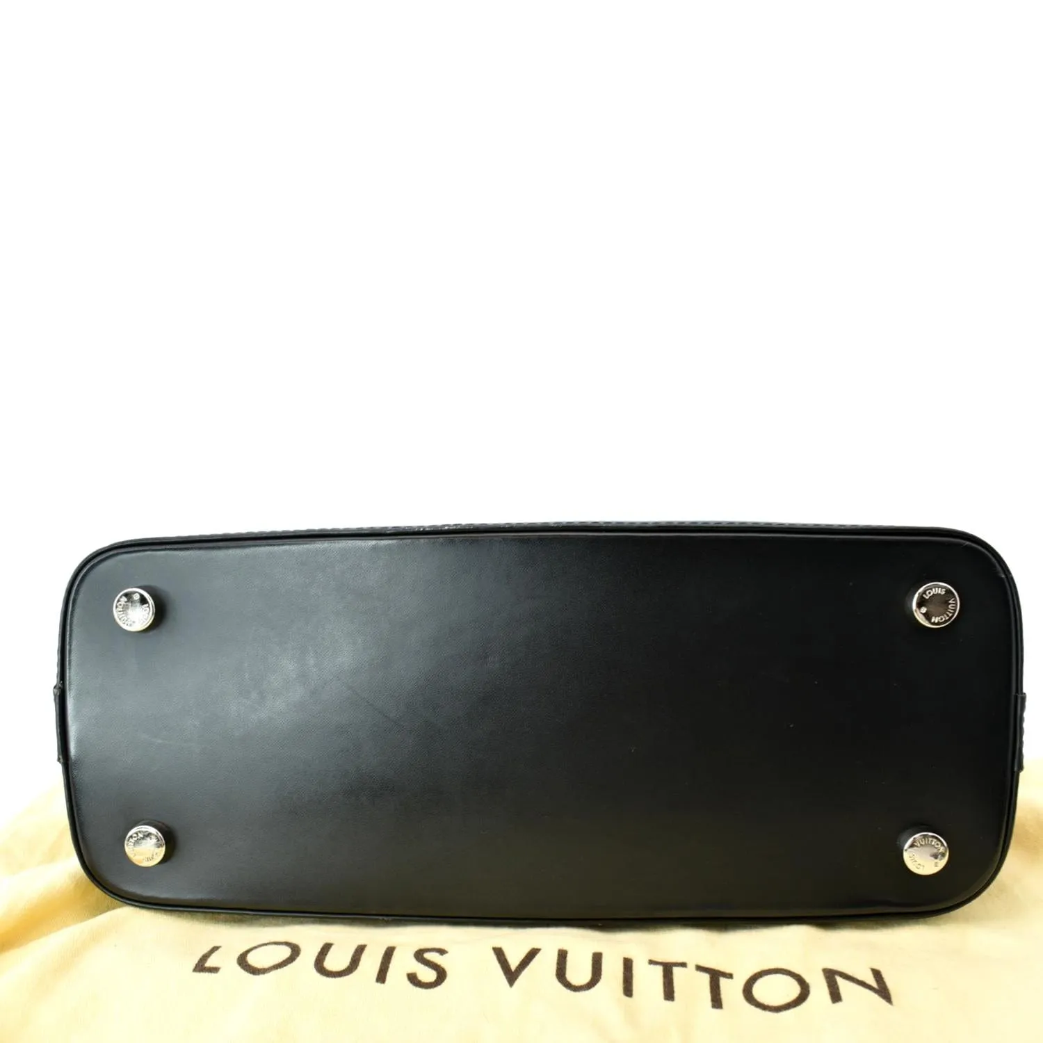 LOUIS VUITTON Mirabeau PM Epi Leather Tote Bag Black