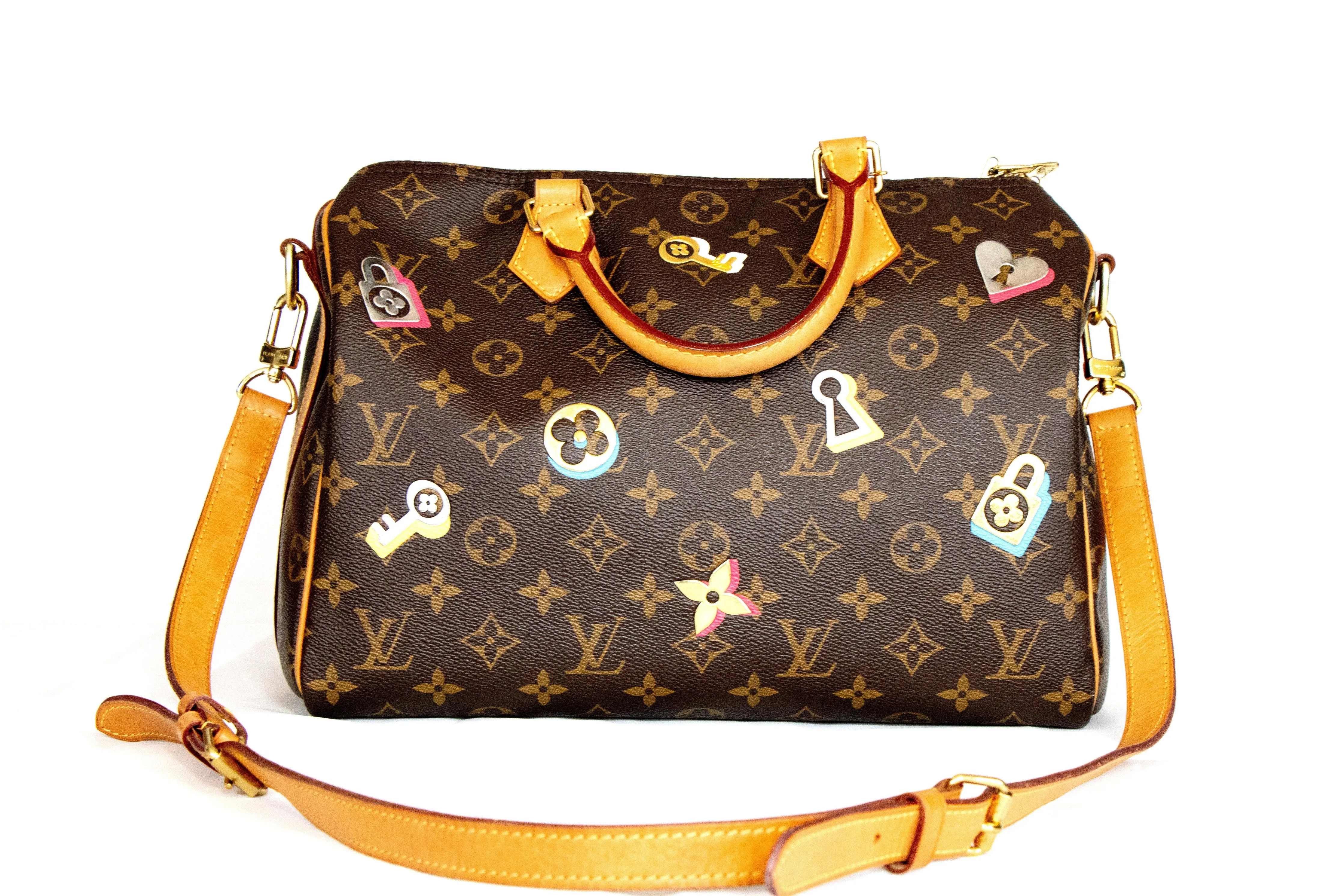 Louis Vuitton Monogram Love Lock Speedy Bandouliere 30 Limited Edition