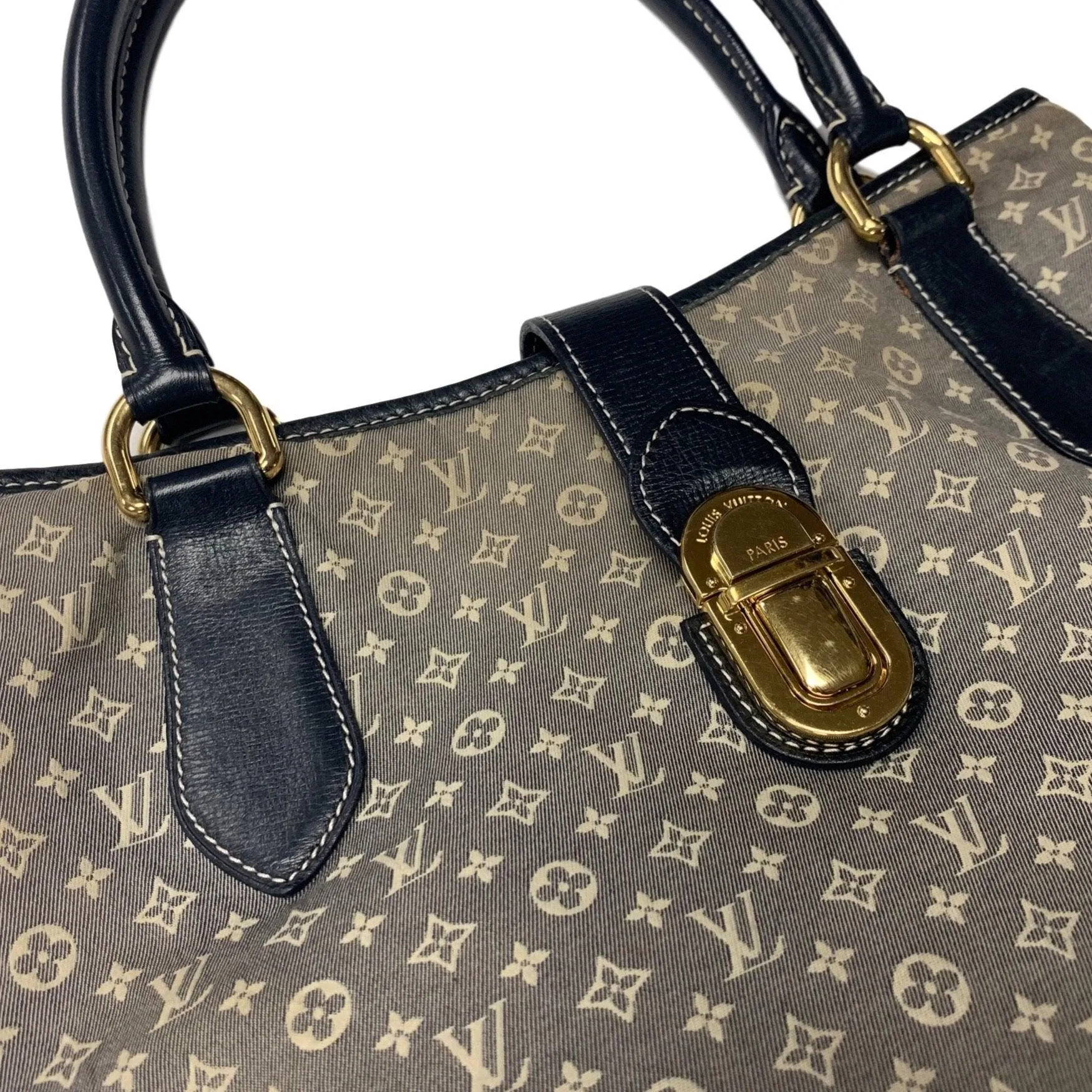 Louis Vuitton Navy Large Canvas Shoulder Bag
