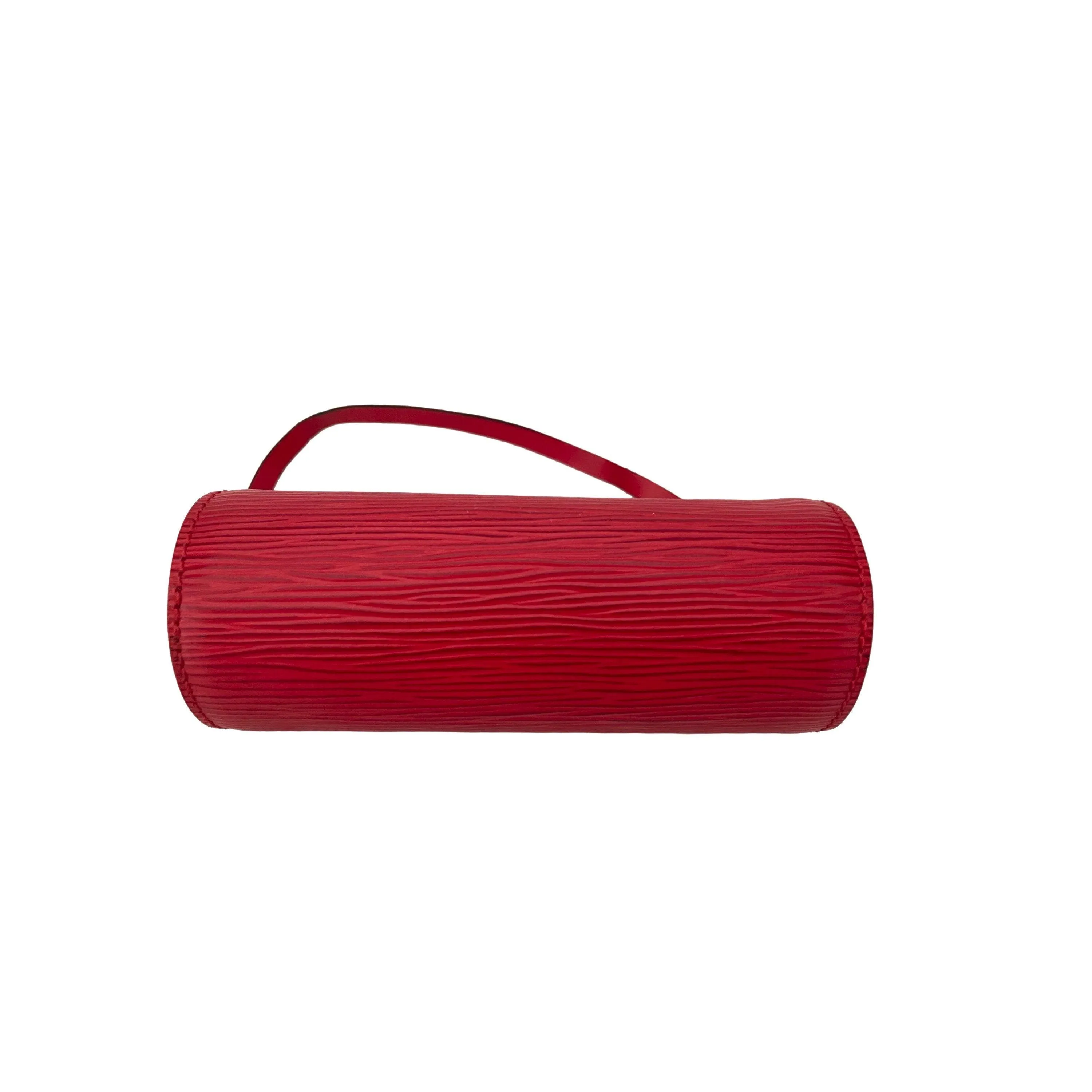 Louis Vuitton Red Epi Micro Cylinder Bag
