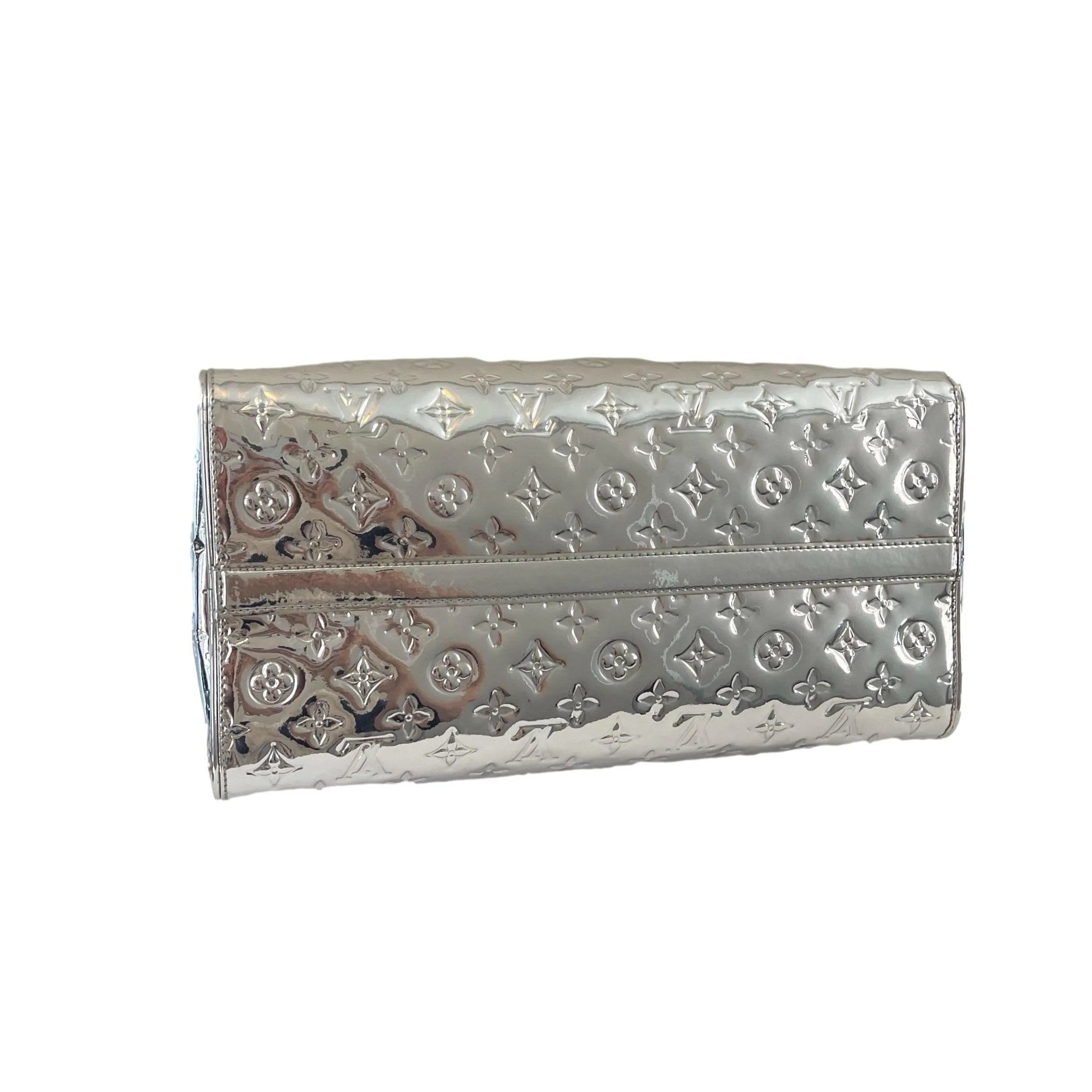 Louis Vuitton Silver Miroir Speedy Bag