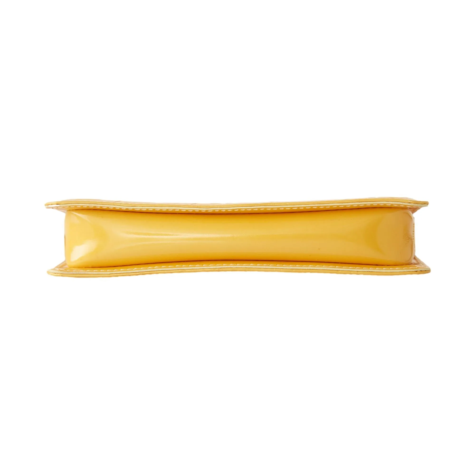 Louis Vuitton Yellow Vernis Shoulder Bag