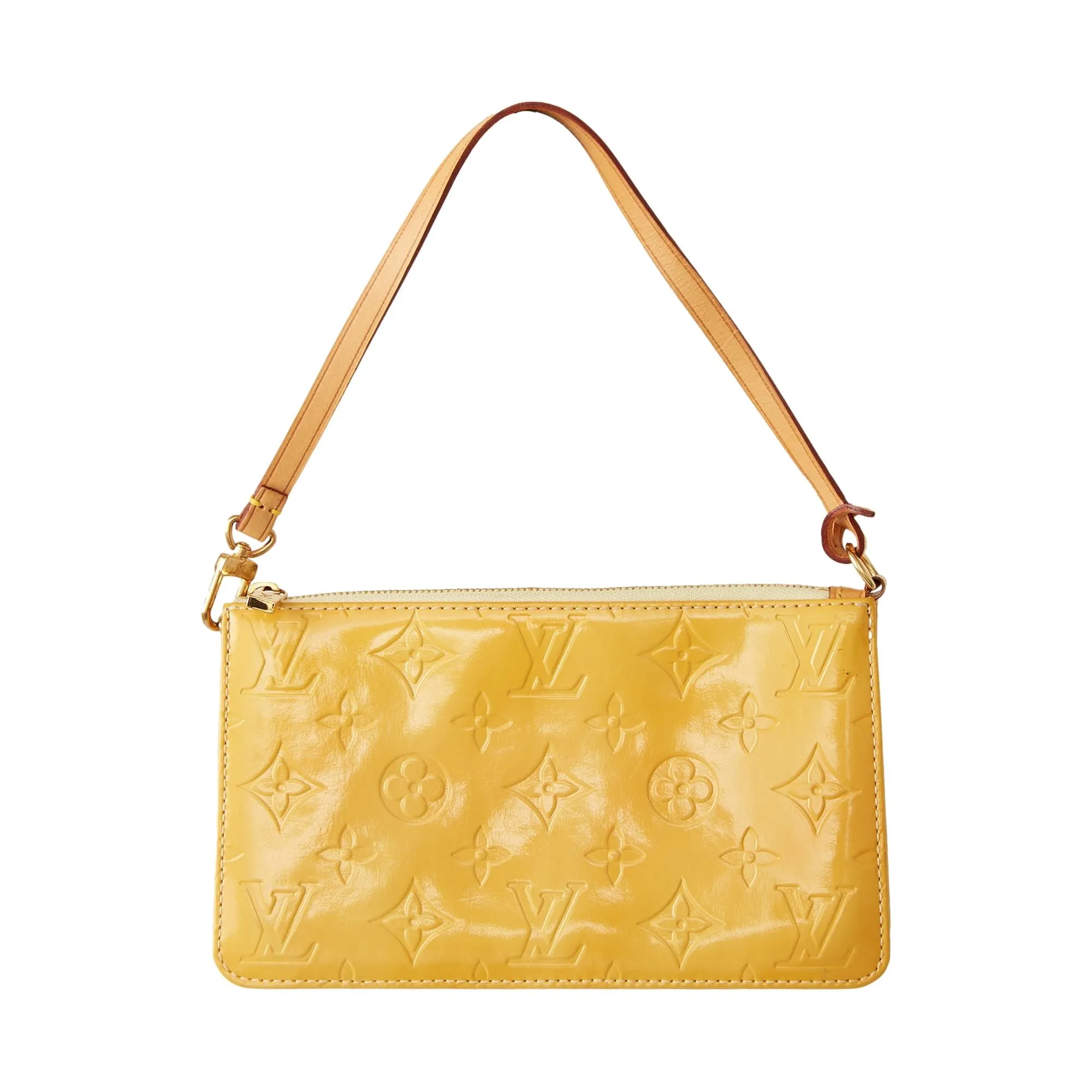 Louis Vuitton Yellow Vernis Shoulder Bag
