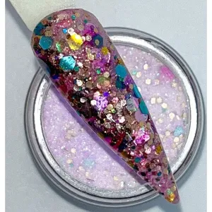 Love Bomb Glitter acrylic powder, best glitter acrylic powder, glitter acrylic powder for acrylic nails, glitter nail dip, glitter nail dipping powder, acrylic powder
