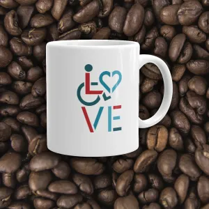 LOVE (for the Special Needs Community) Mug Stacked Design 3 of 3