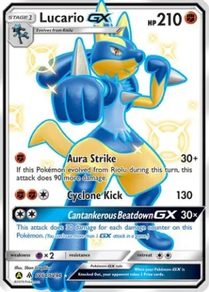 Lucario-GX SV64/94 - Shiny Vault Pokemon Holofoil