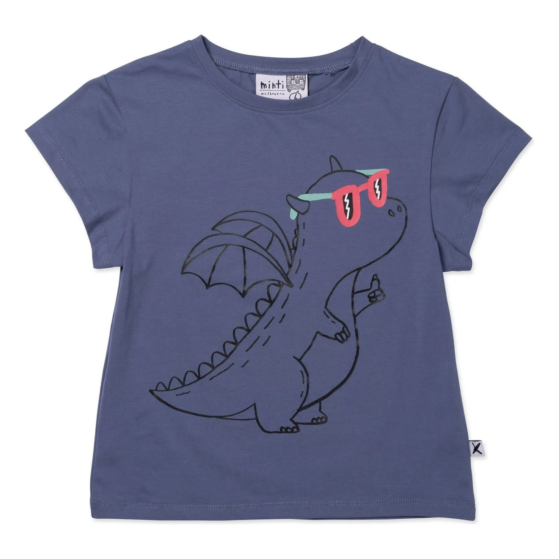 Magicool Tee- Muted Blue
