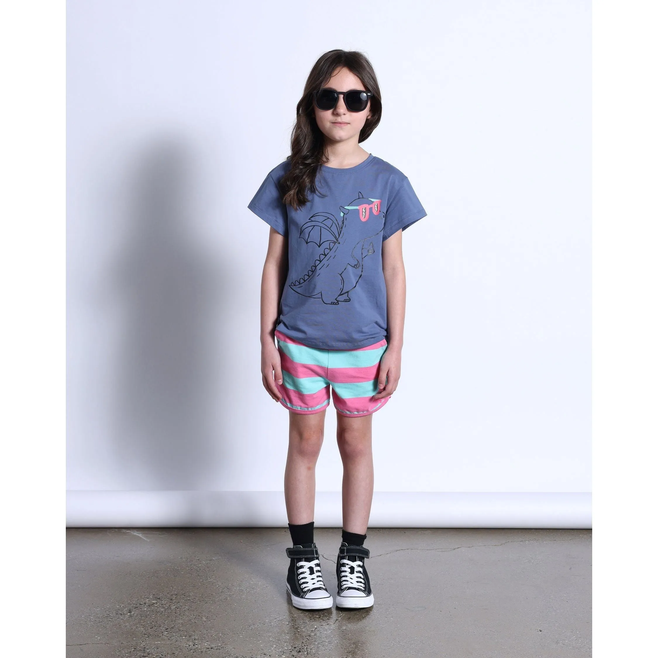 Magicool Tee- Muted Blue