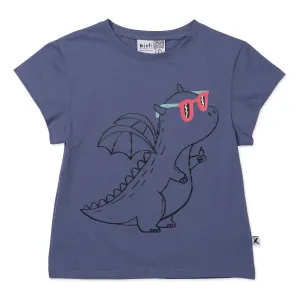 Magicool Tee- Muted Blue