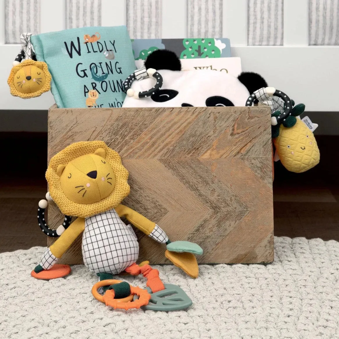 Mamas & Papas Wildly Adventures Educational Teething Toy - Linkie Pineapple