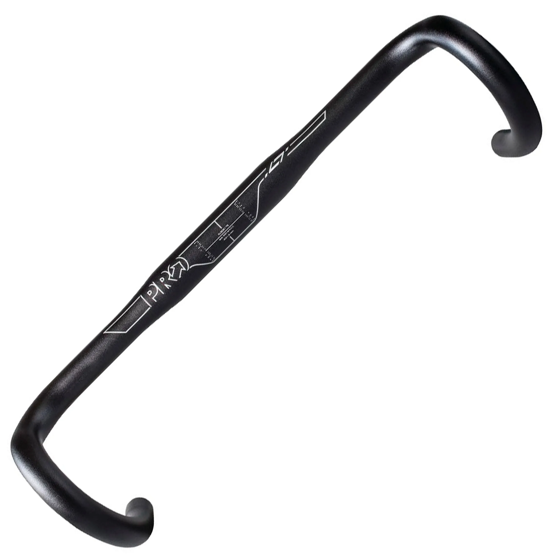 Manubrio Ruta Pro Lt Compact Negro 44cm Ø31.8mm