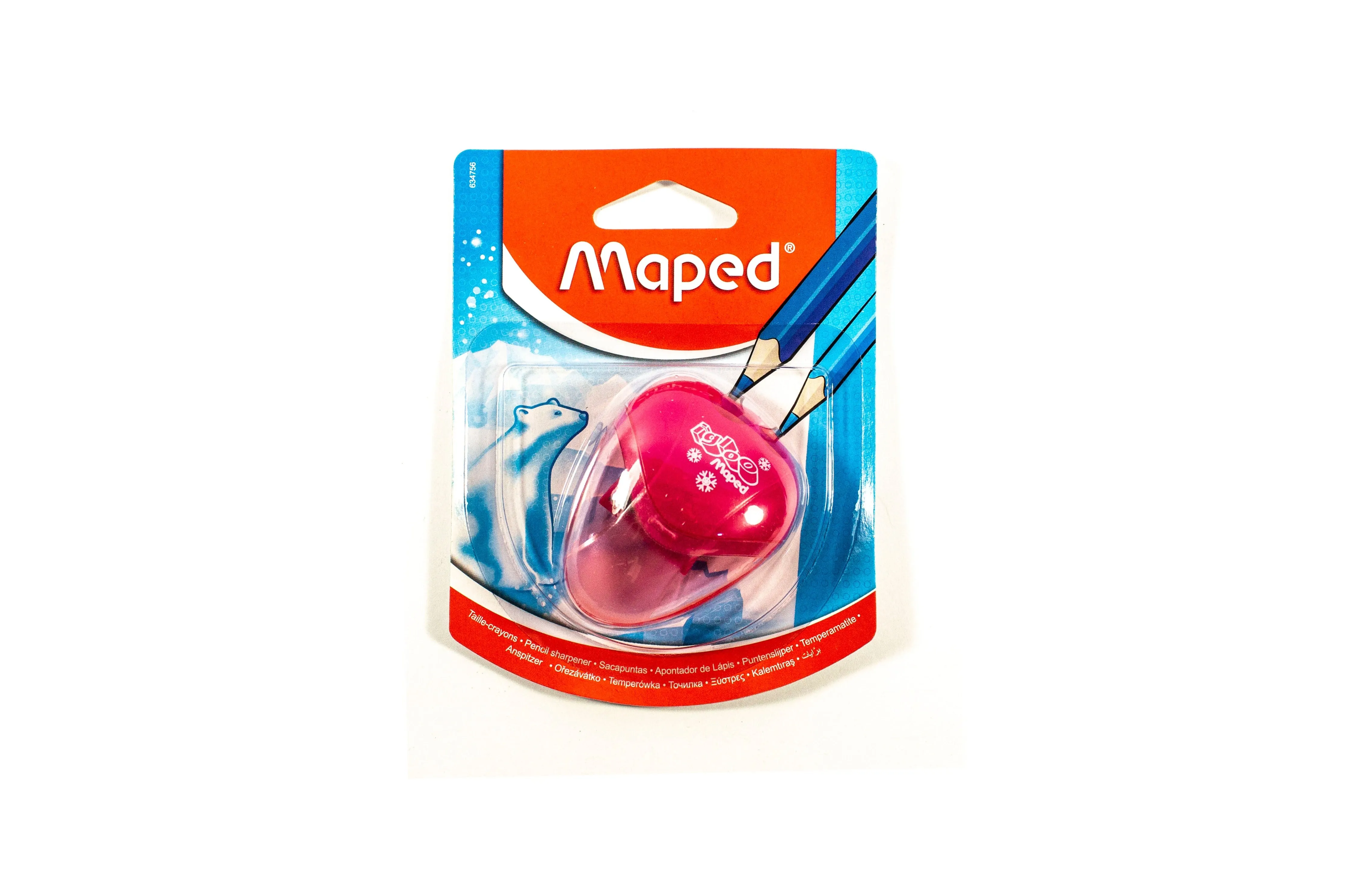 Maped Igloo Sharpener 2 Holes 634756 | 25PCS (ASSORTED COLOR)
