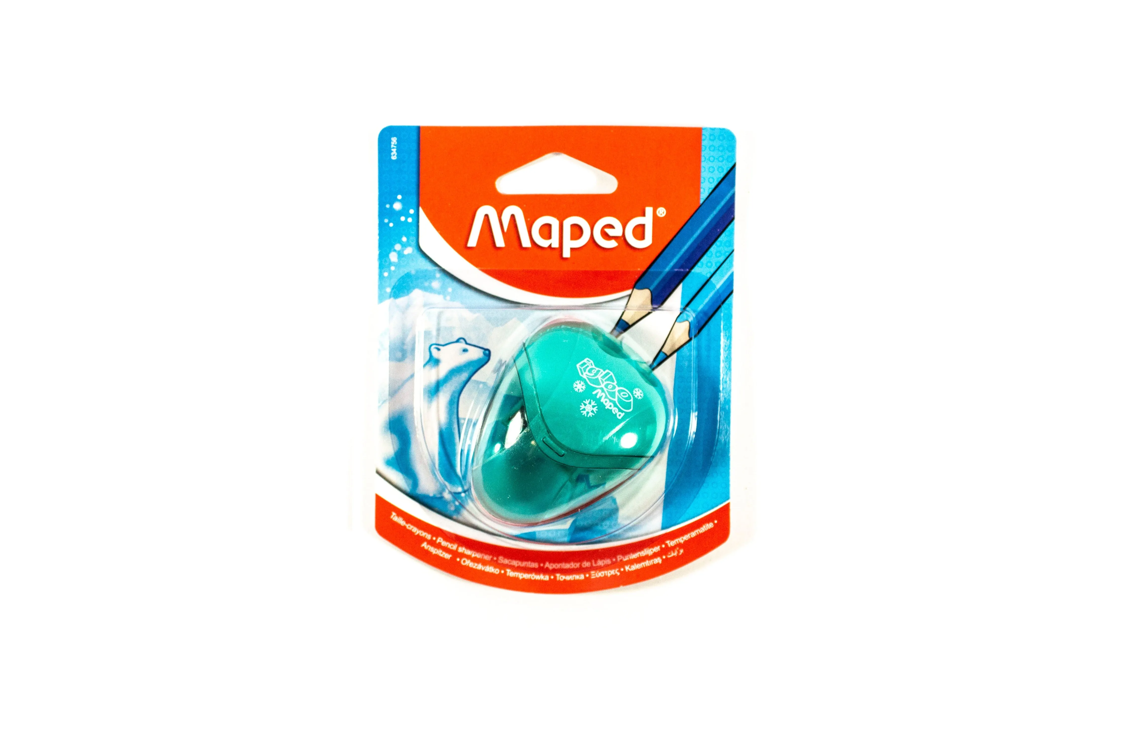 Maped Igloo Sharpener 2 Holes 634756 | 25PCS (ASSORTED COLOR)
