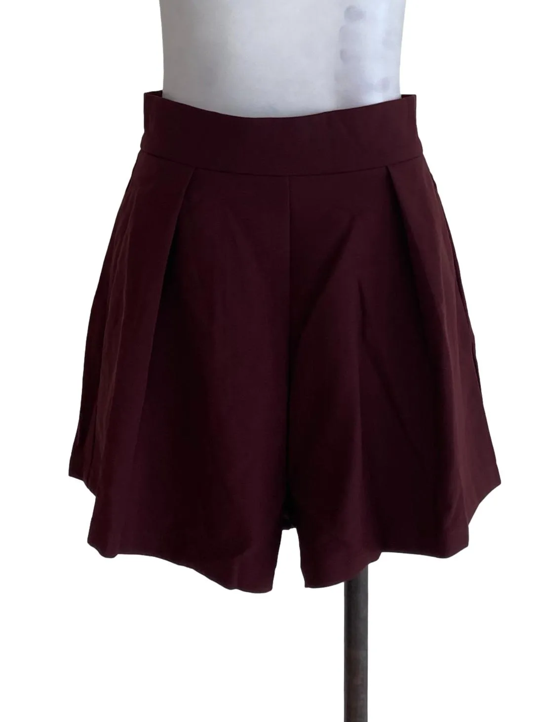 Maroon Plain Shorts